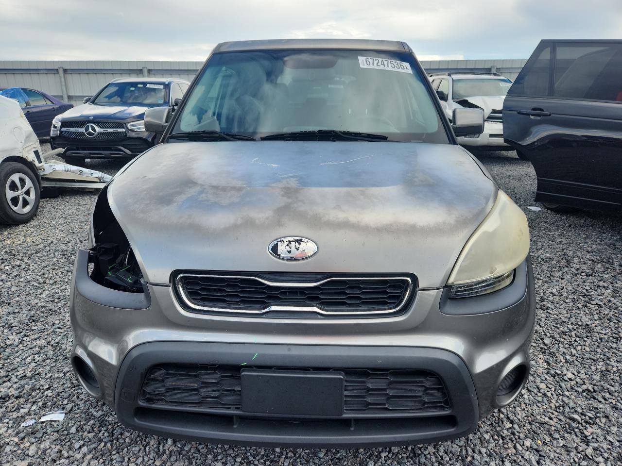 2013 Kia Soul Base Silver vin: KNDJT2A52D7626356