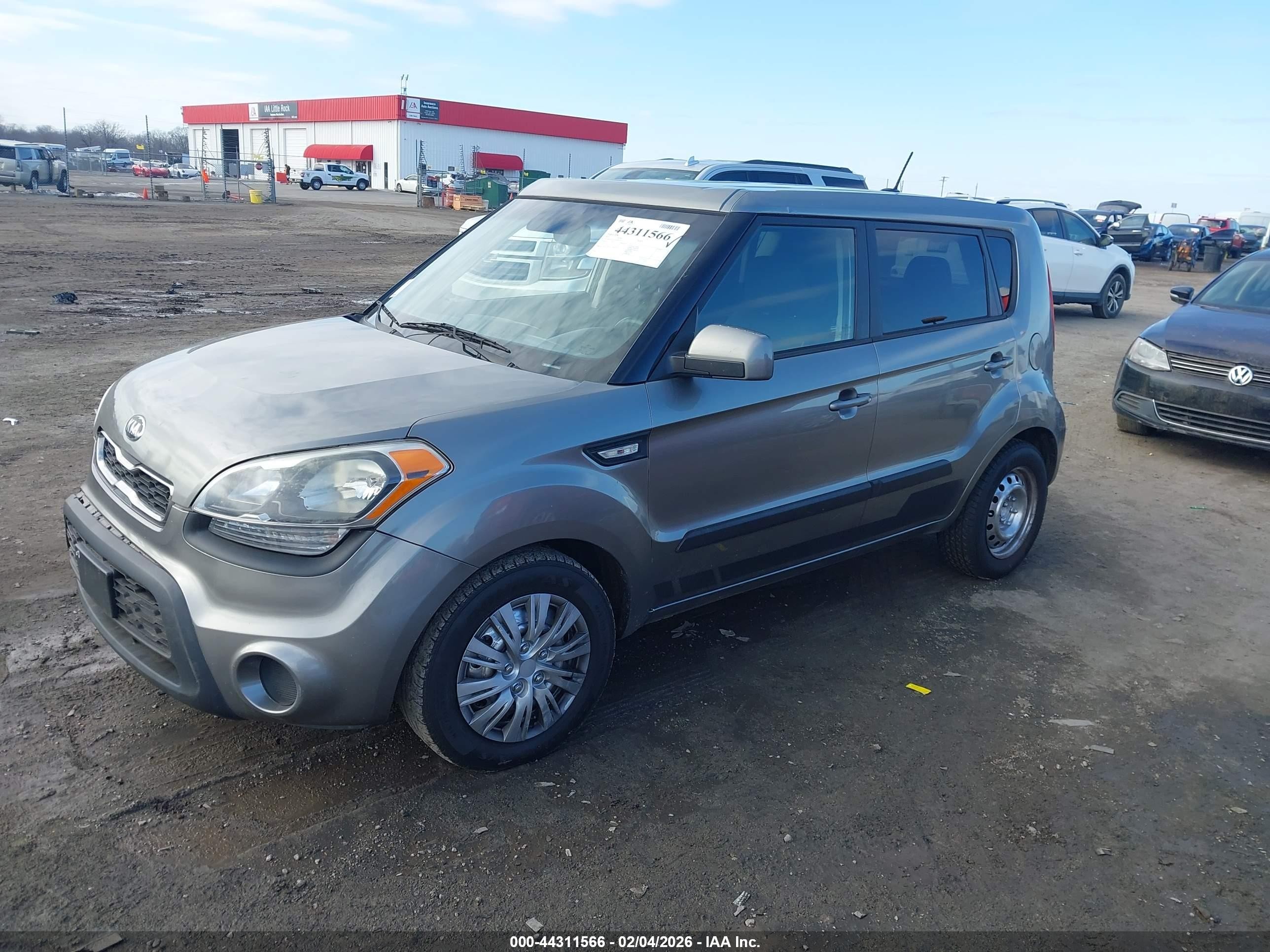 2013 Kia Soul   Gray vin: KNDJT2A52D7627474