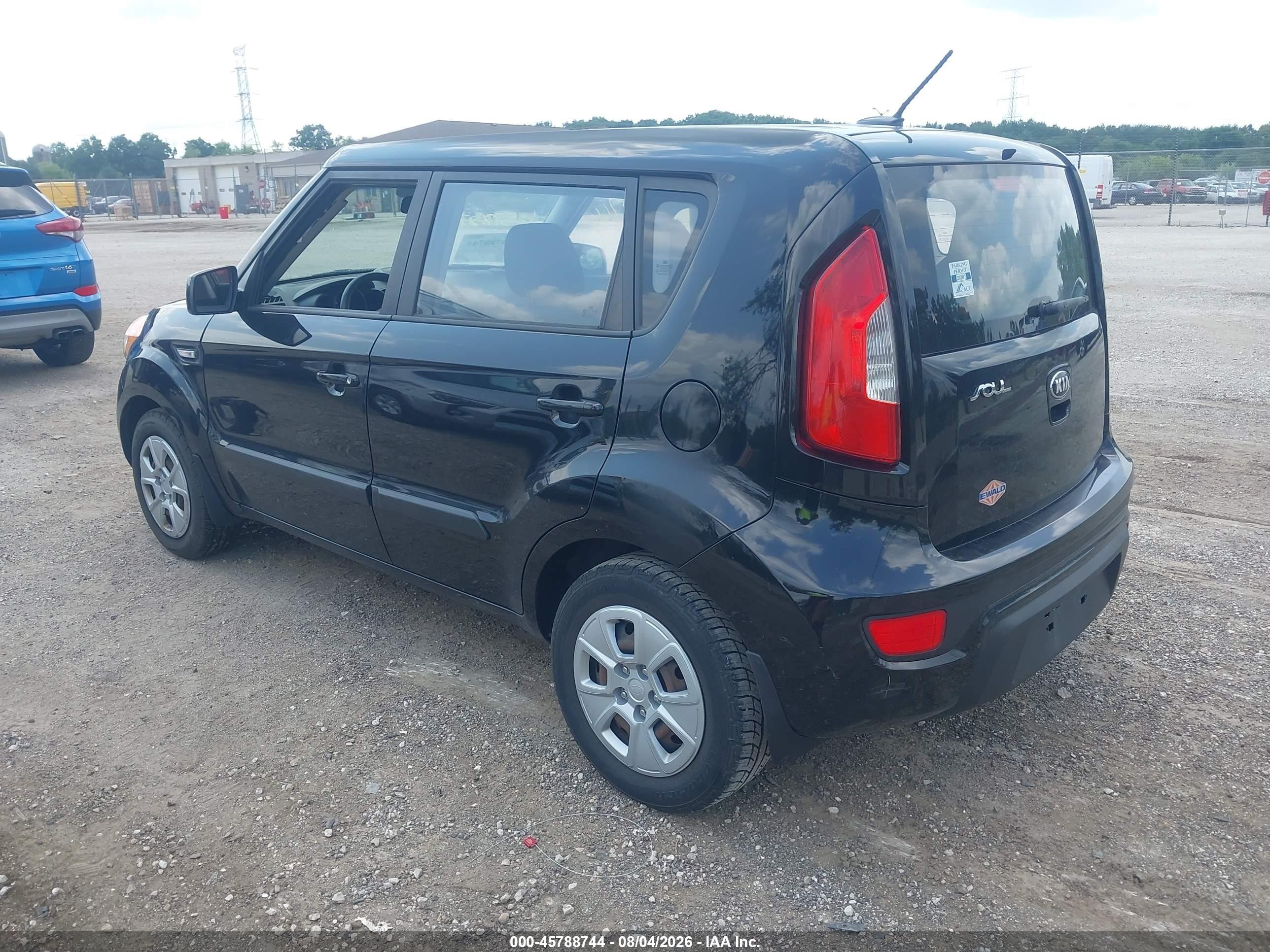 2013 Kia Soul   Black vin: KNDJT2A52D7628656