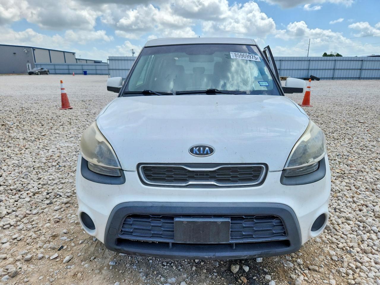 2012 Kia Soul Base Белый vin: KNDJT2A53C7358237