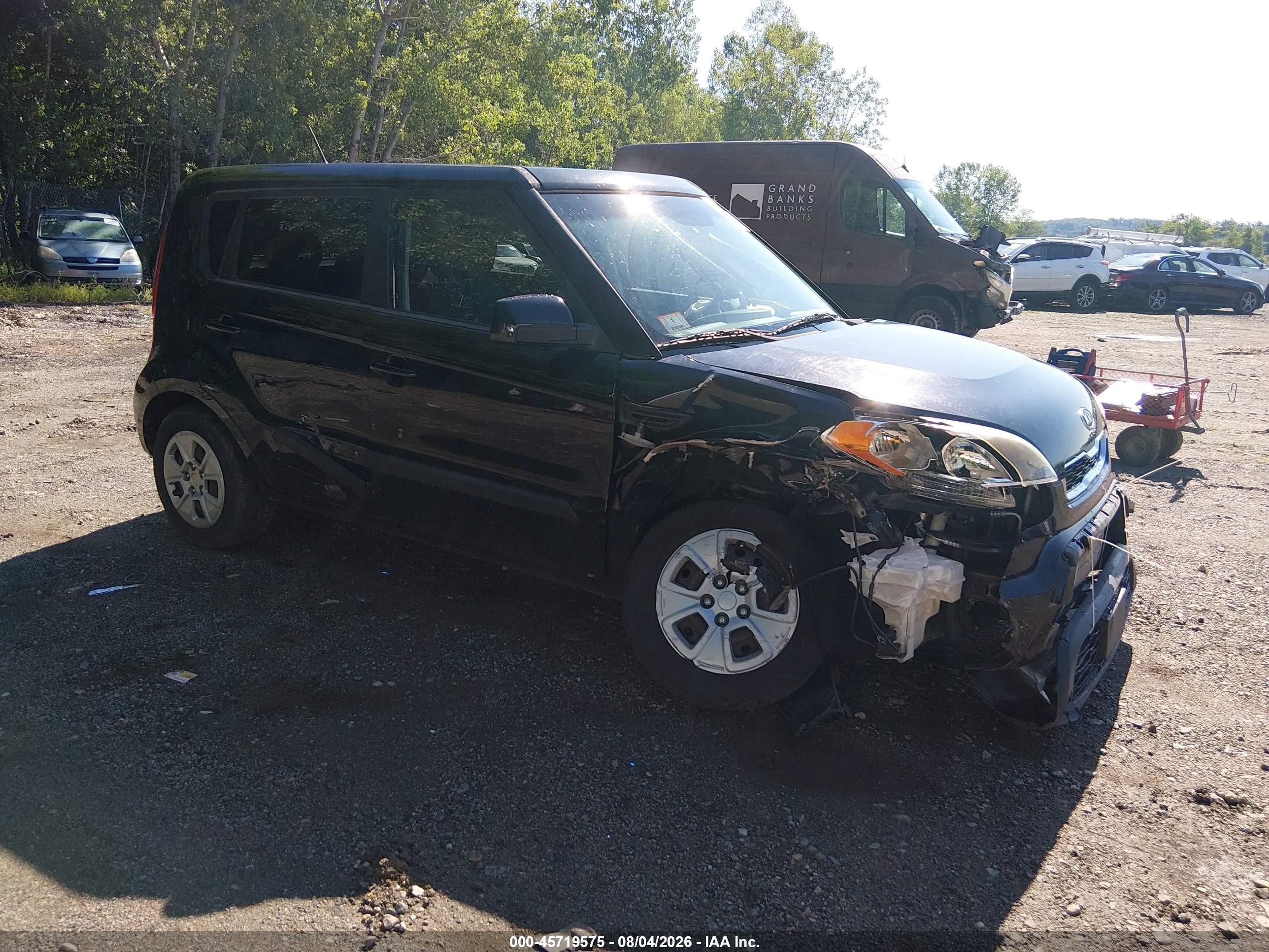 2012 Kia Soul   Черный vin: KNDJT2A53C7742633