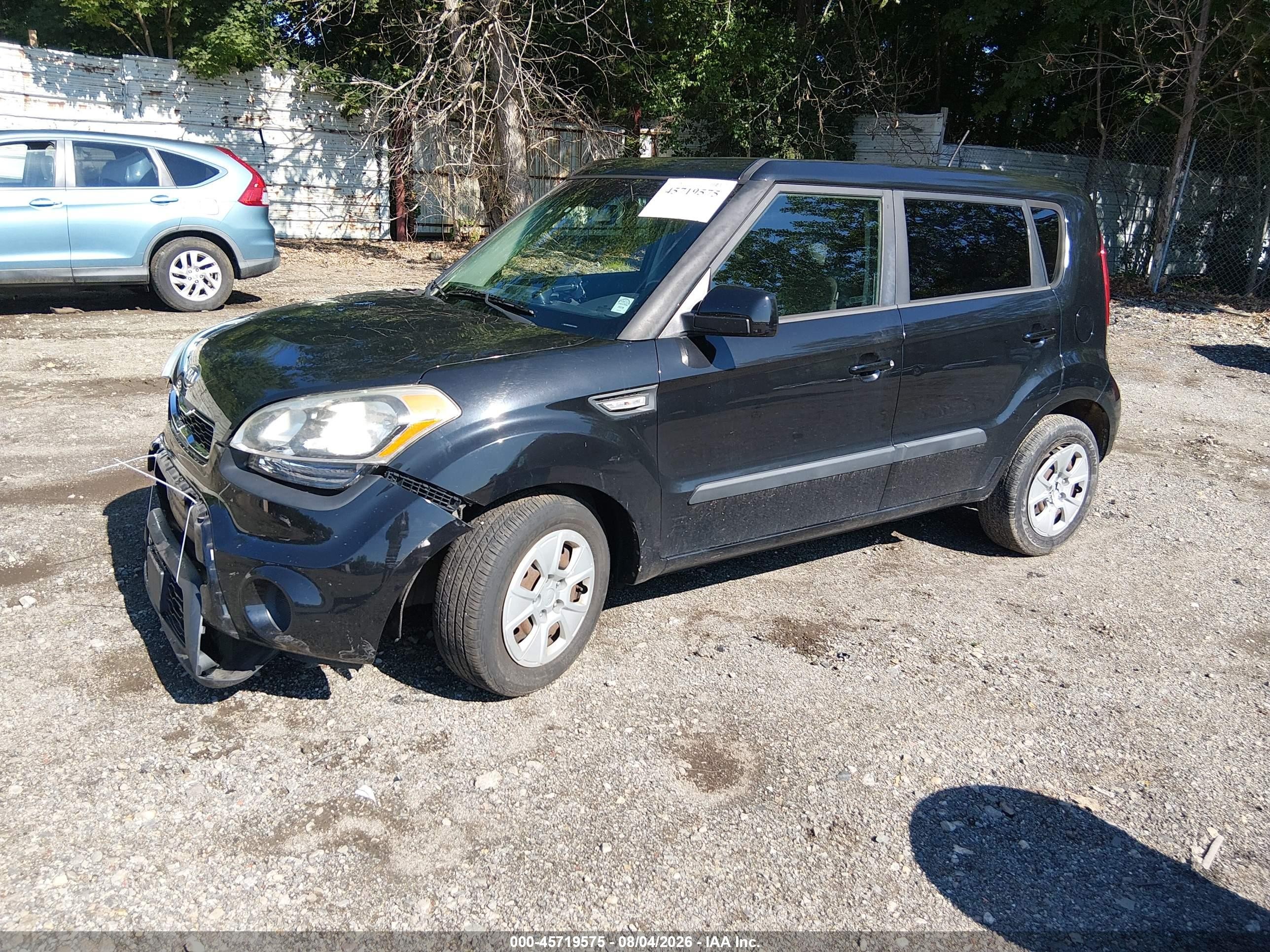2012 Kia Soul   Черный vin: KNDJT2A53C7742633