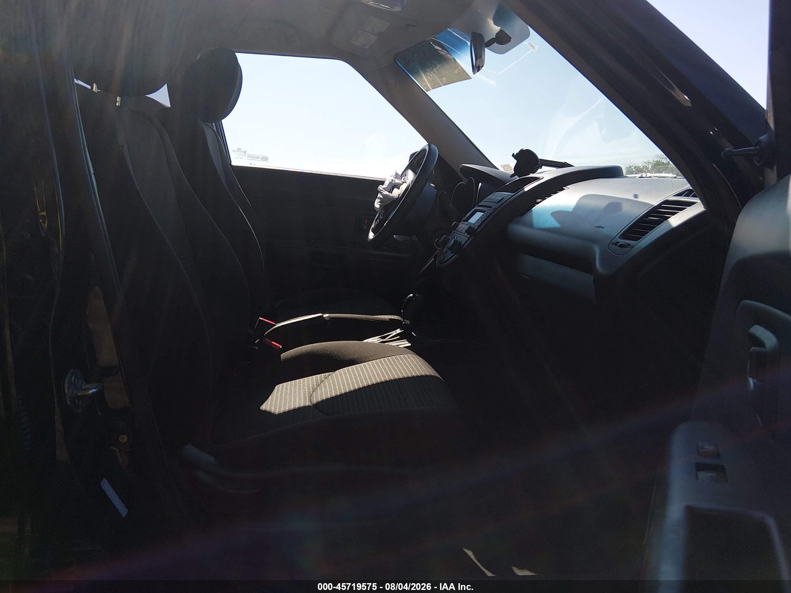 2012 Kia Soul   Черный vin: KNDJT2A53C7742633
