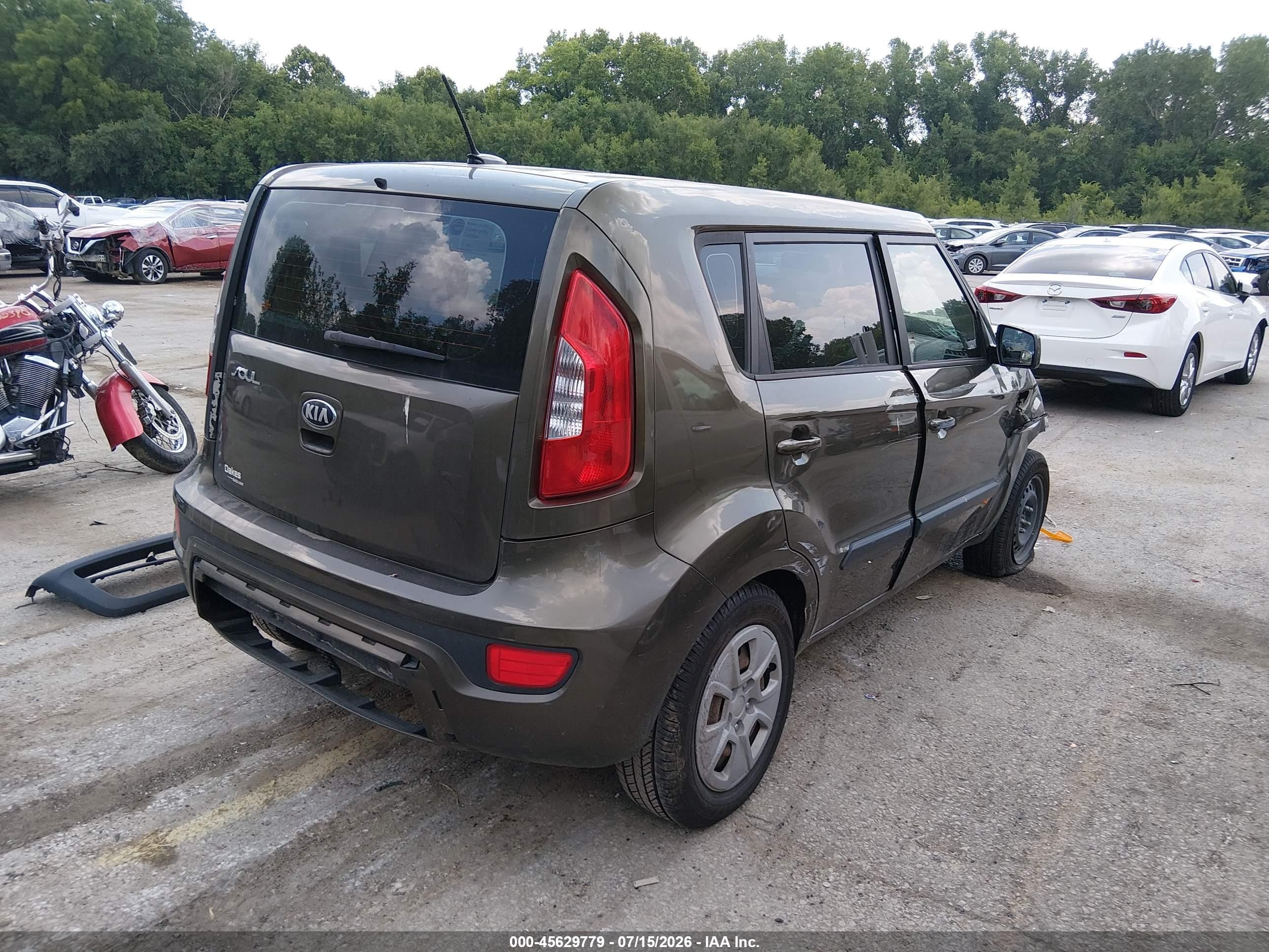 2013 Kia Soul   Brown vin: KNDJT2A53D7528405