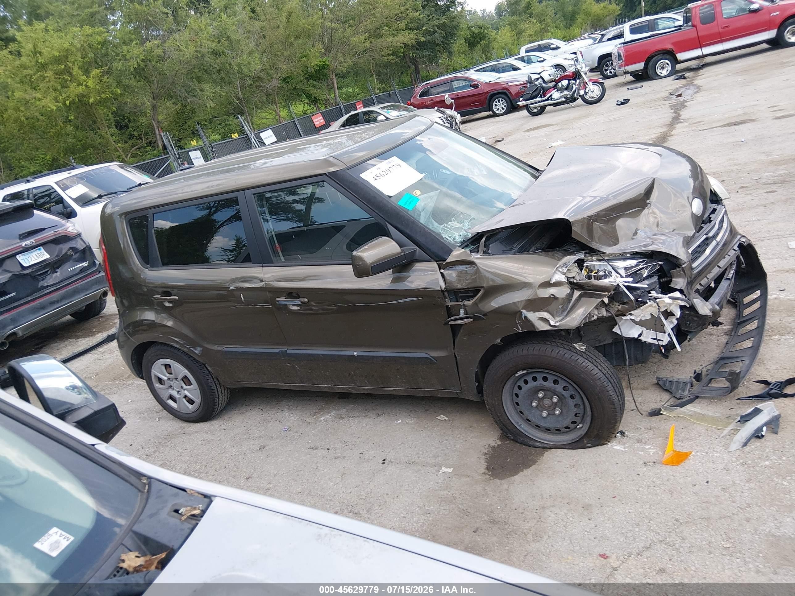 2013 Kia Soul   Brown vin: KNDJT2A53D7528405