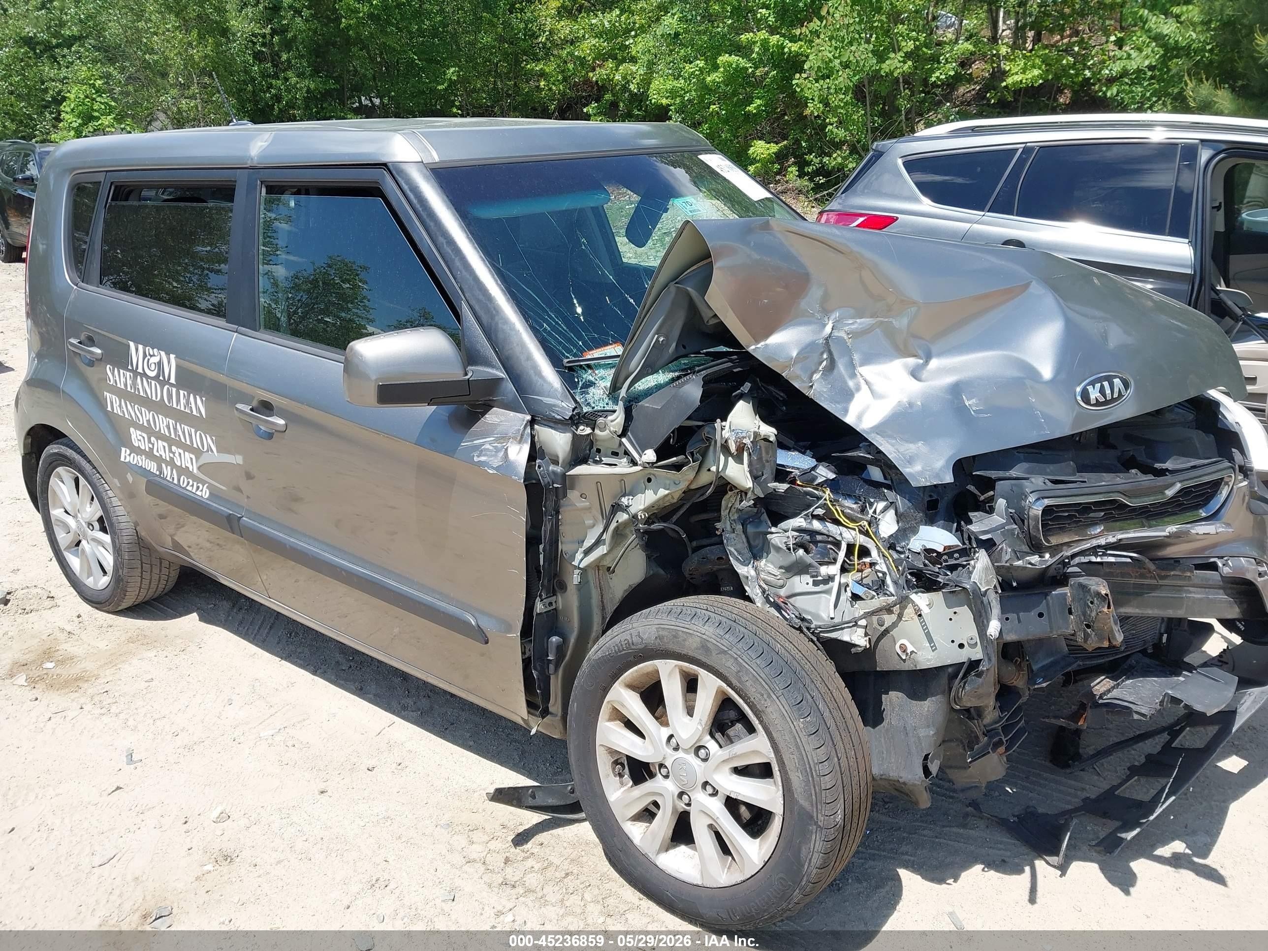 2013 Kia Soul   Gray vin: KNDJT2A53D7542756