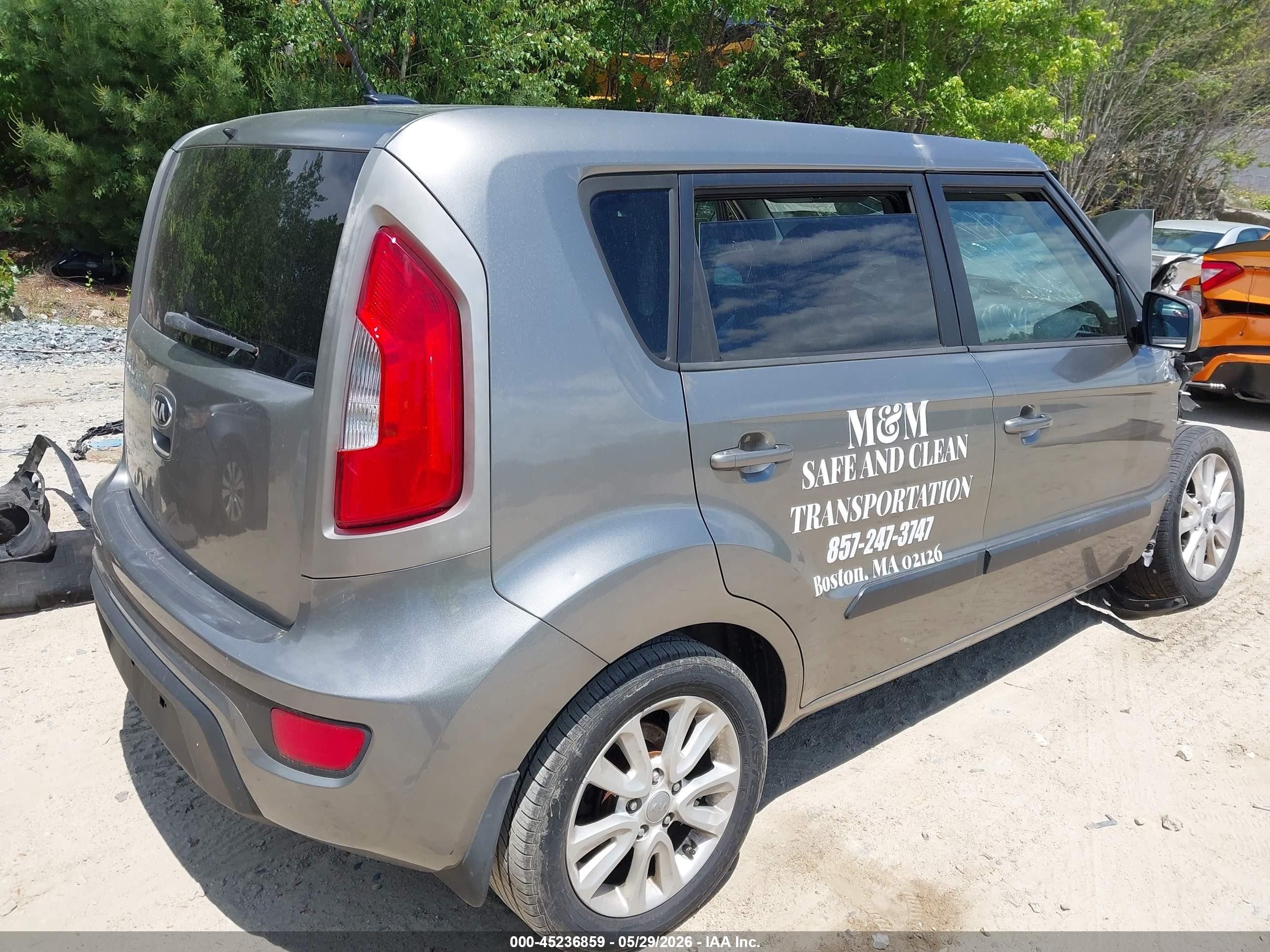2013 Kia Soul   Серый vin: KNDJT2A53D7542756