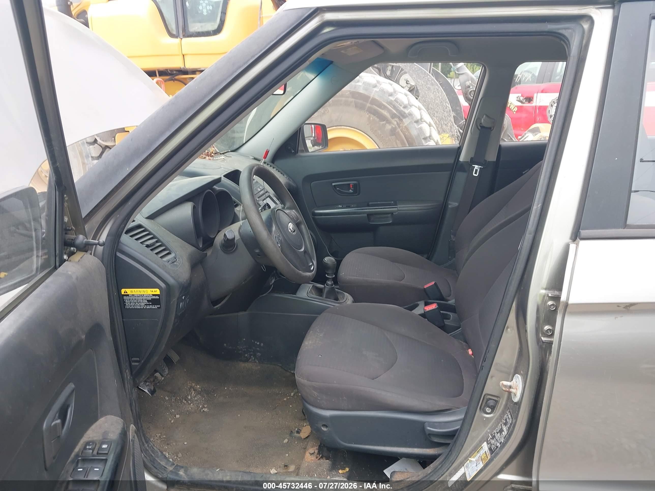 2013 Kia Soul   Gray vin: KNDJT2A53D7572923