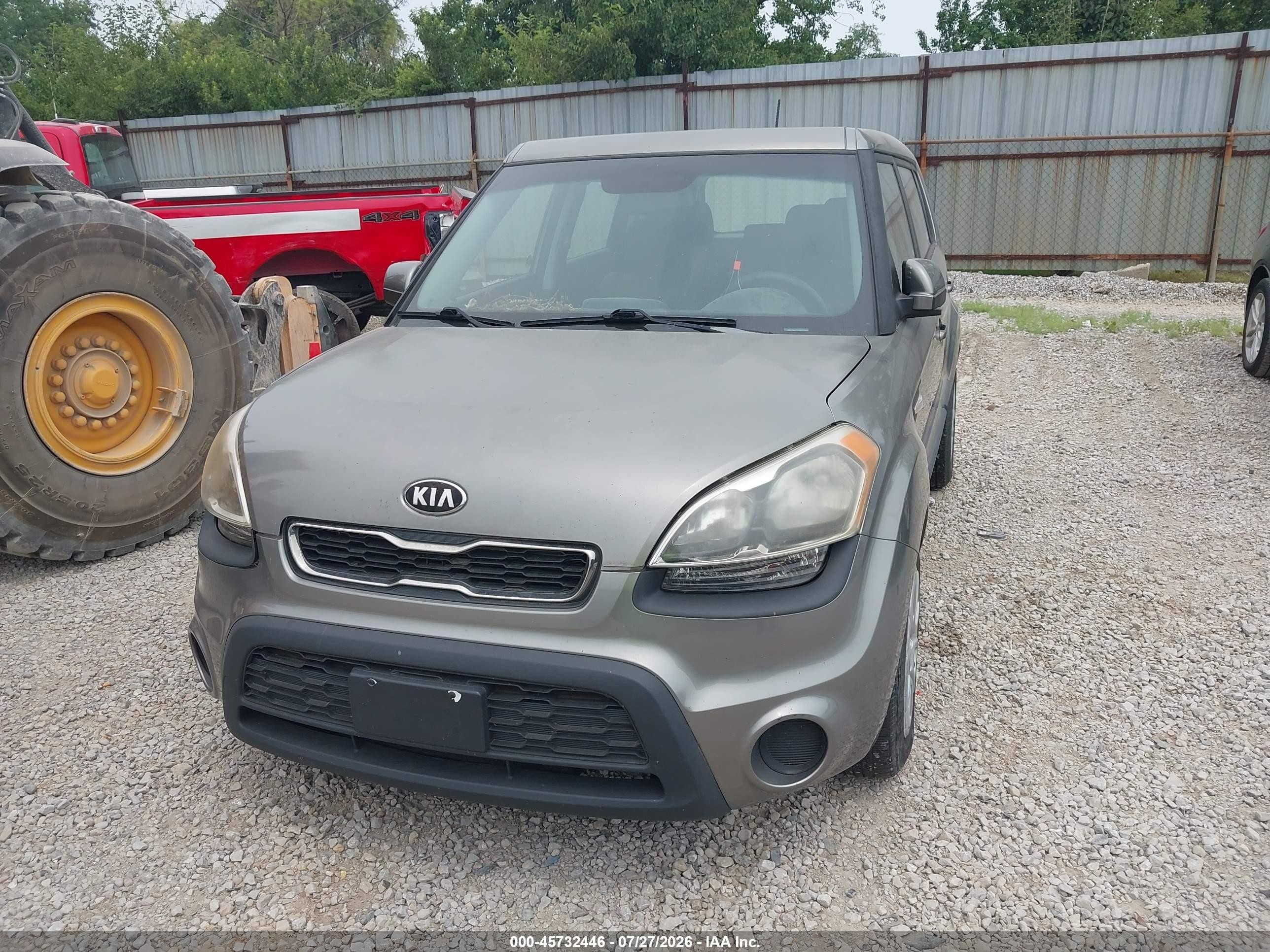 2013 Kia Soul   Gray vin: KNDJT2A53D7572923
