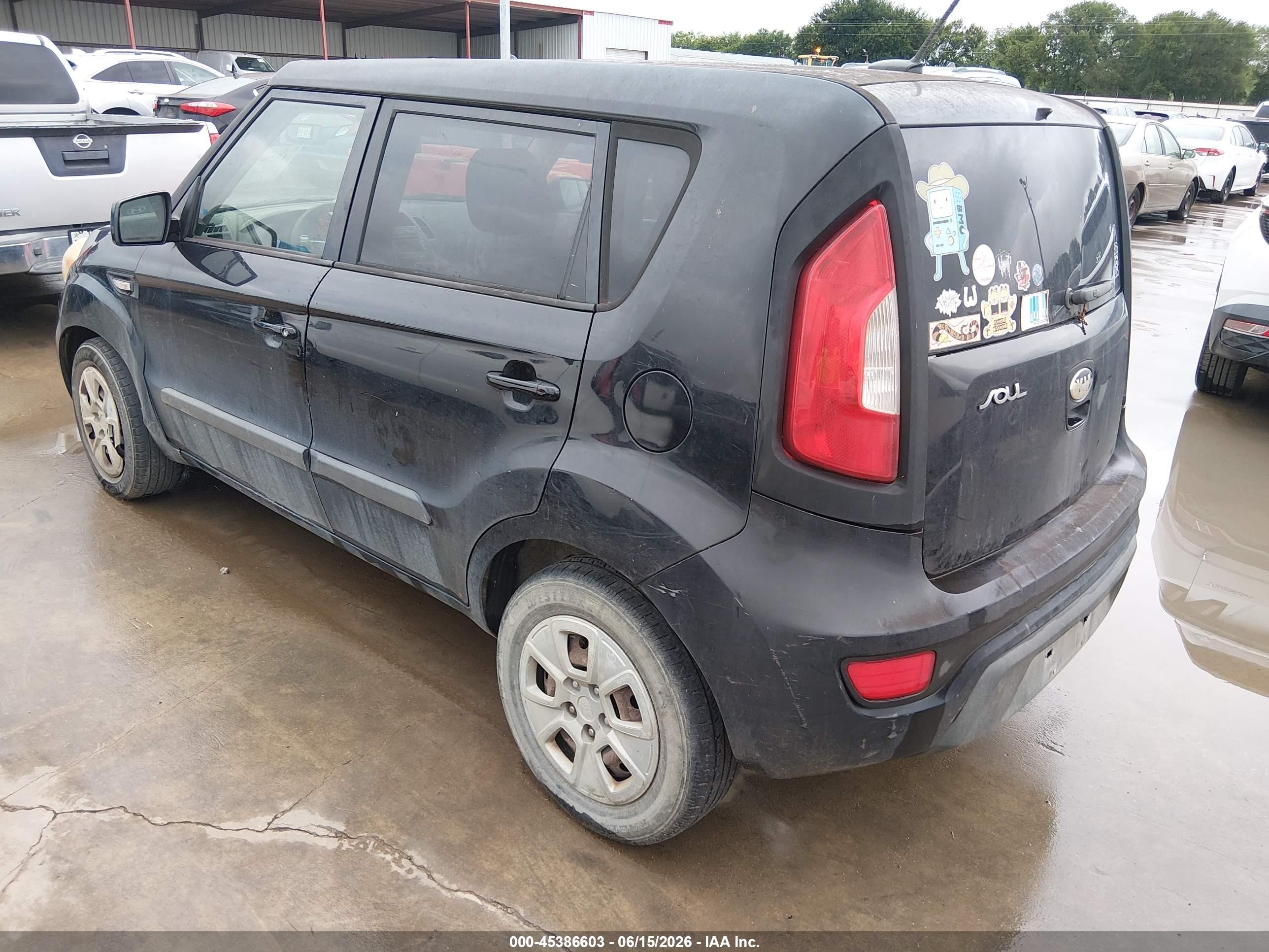 2013 Kia Soul   Black vin: KNDJT2A53D7613681