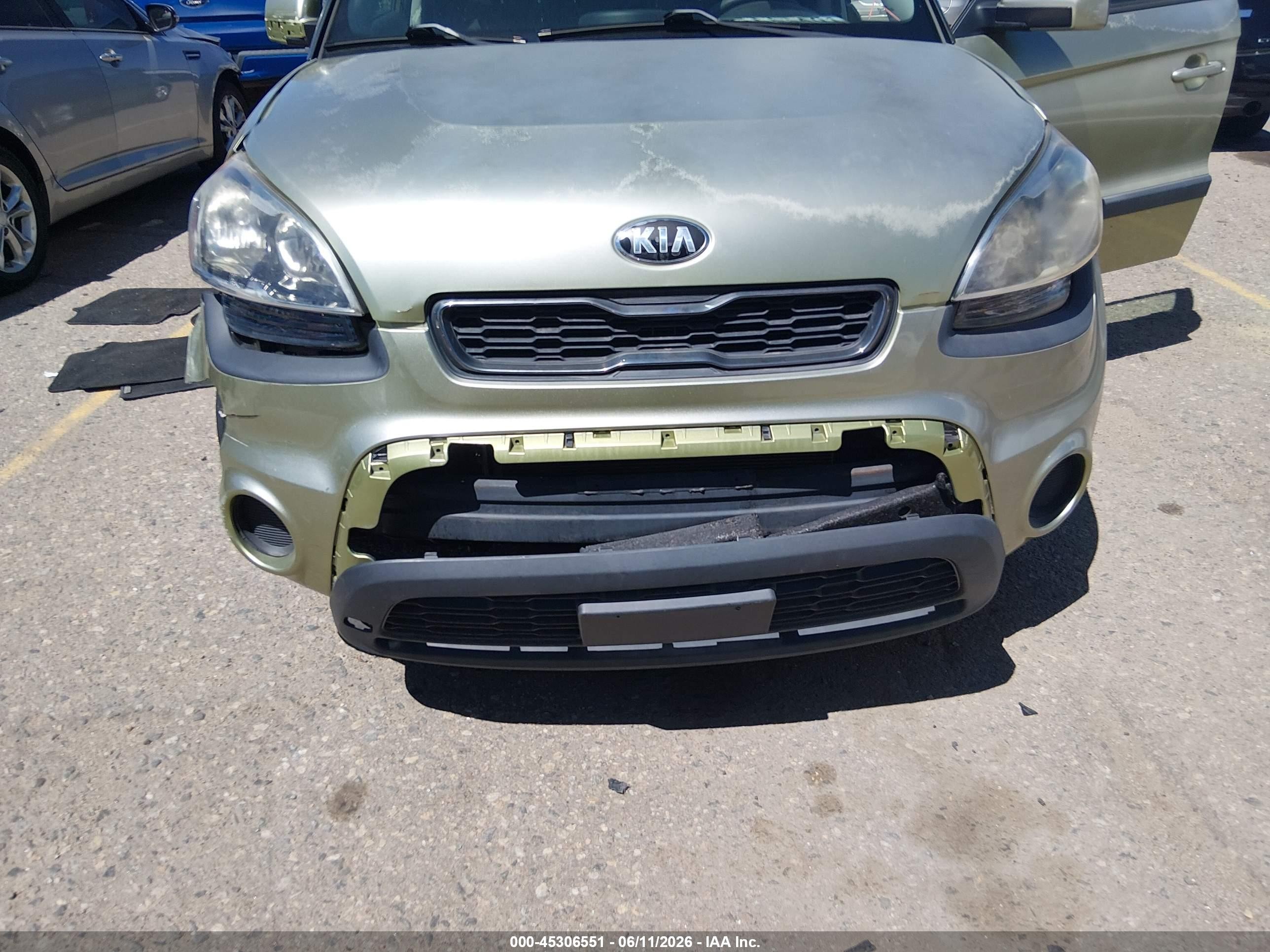 2013 Kia Soul   Green vin: KNDJT2A53D7623823