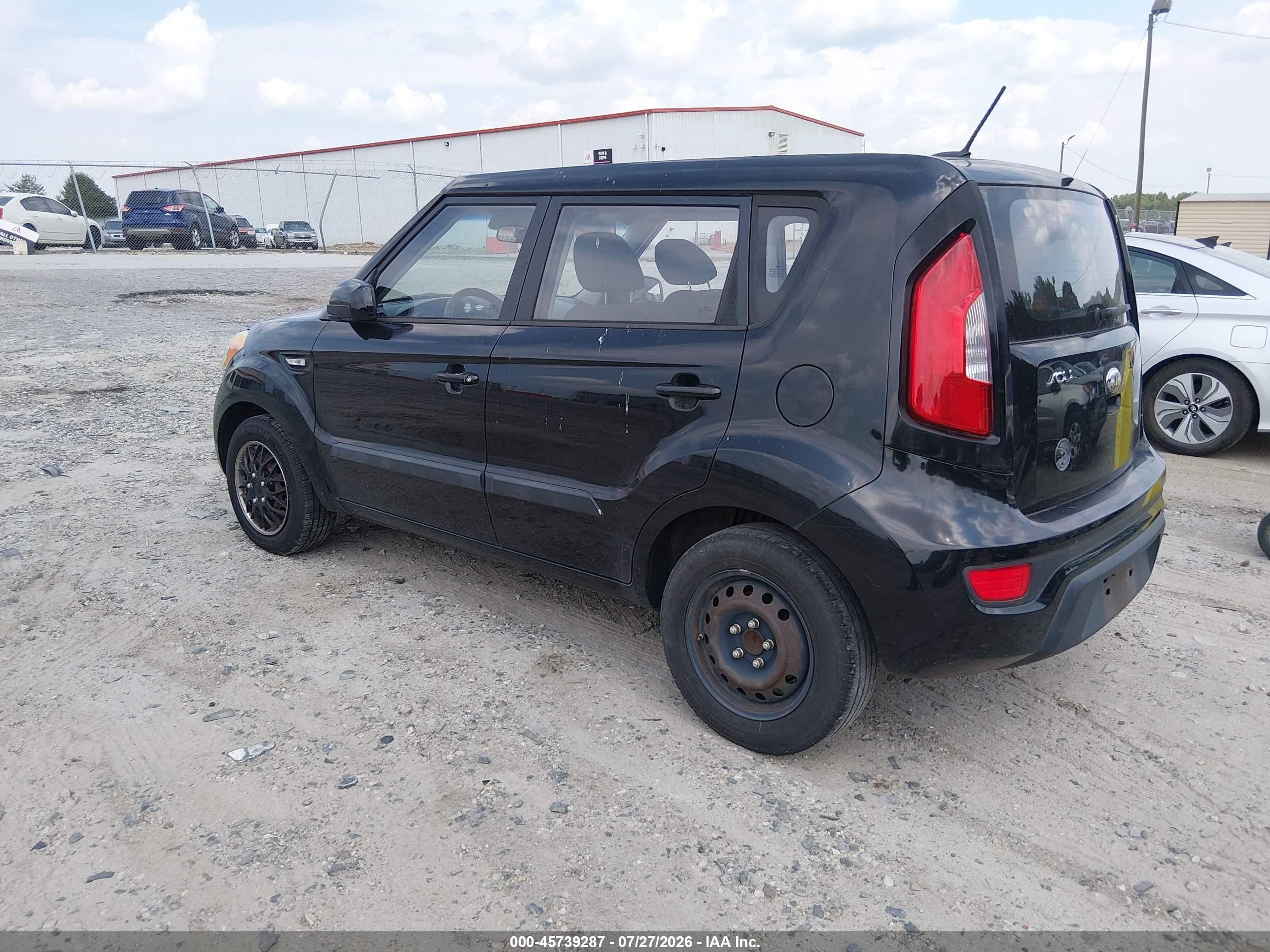 2013 Kia Soul   Black vin: KNDJT2A53D7629282
