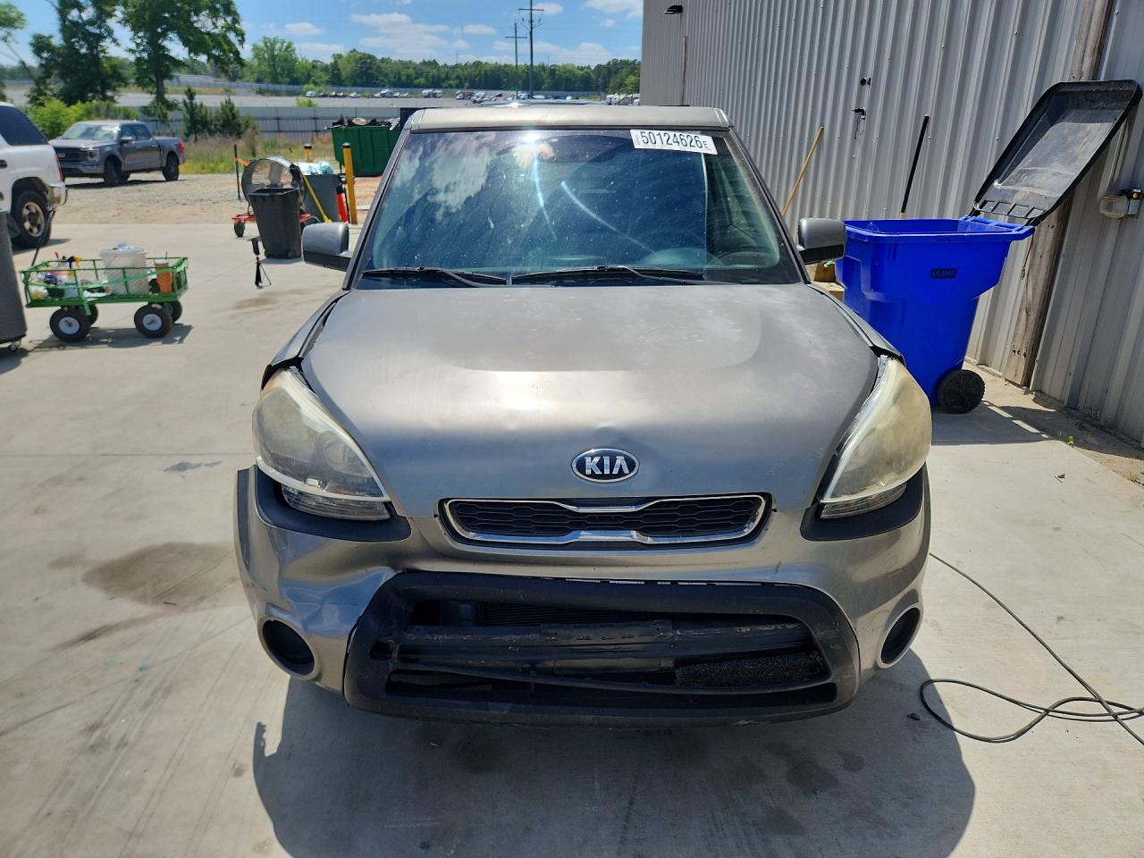 2013 Kia Soul Base Gray vin: KNDJT2A53D7630240