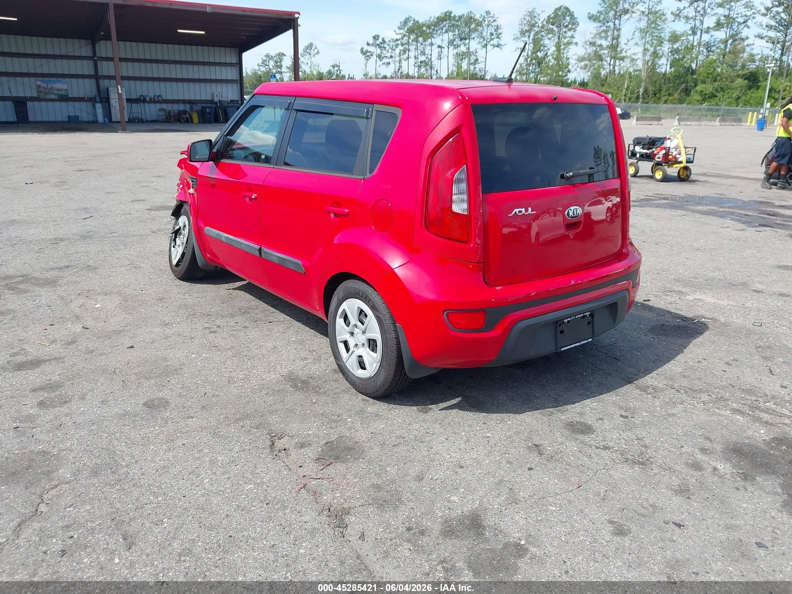 2013 Kia Soul   Red vin: KNDJT2A53D7633431