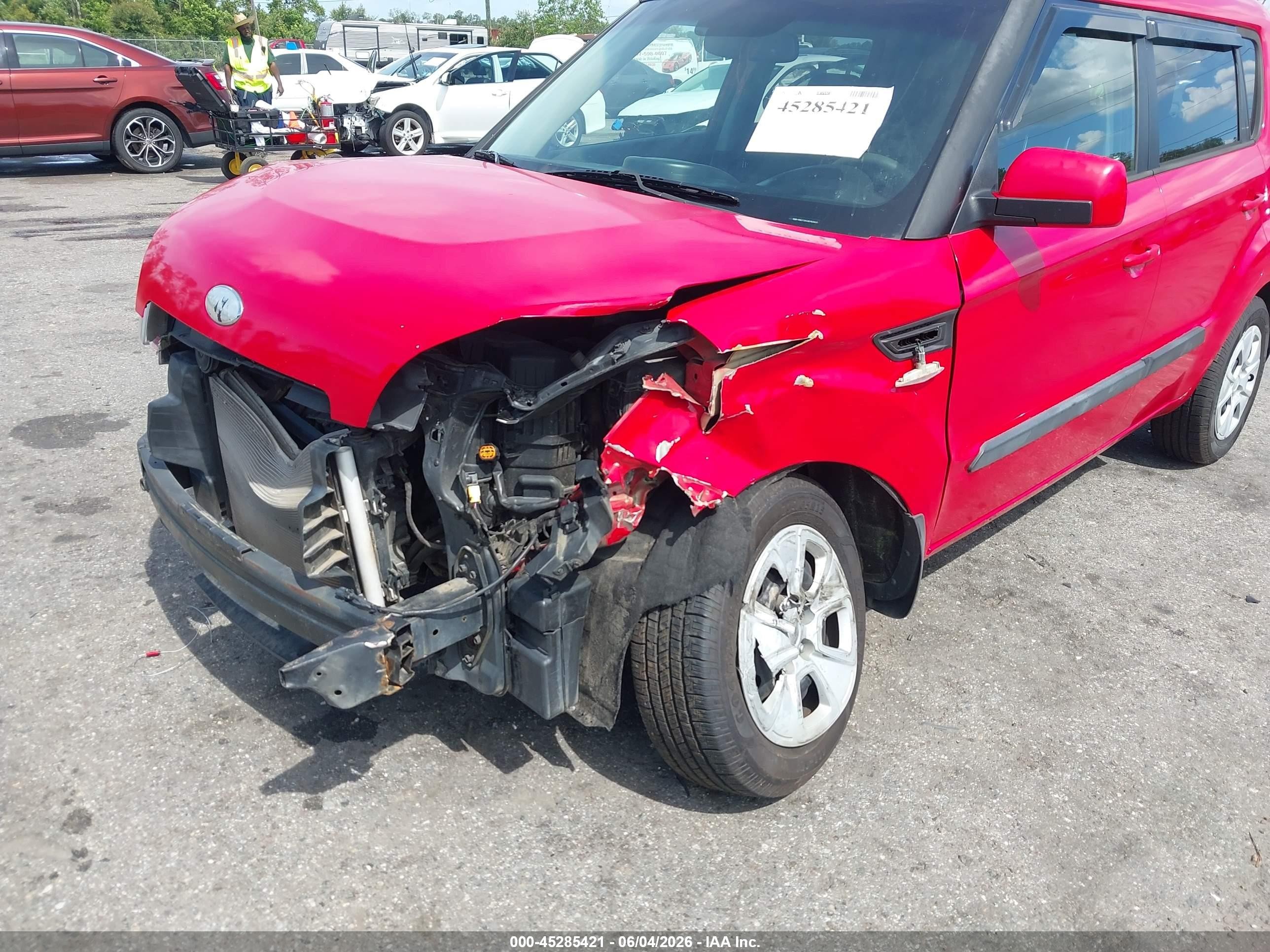 2013 Kia Soul   Red vin: KNDJT2A53D7633431