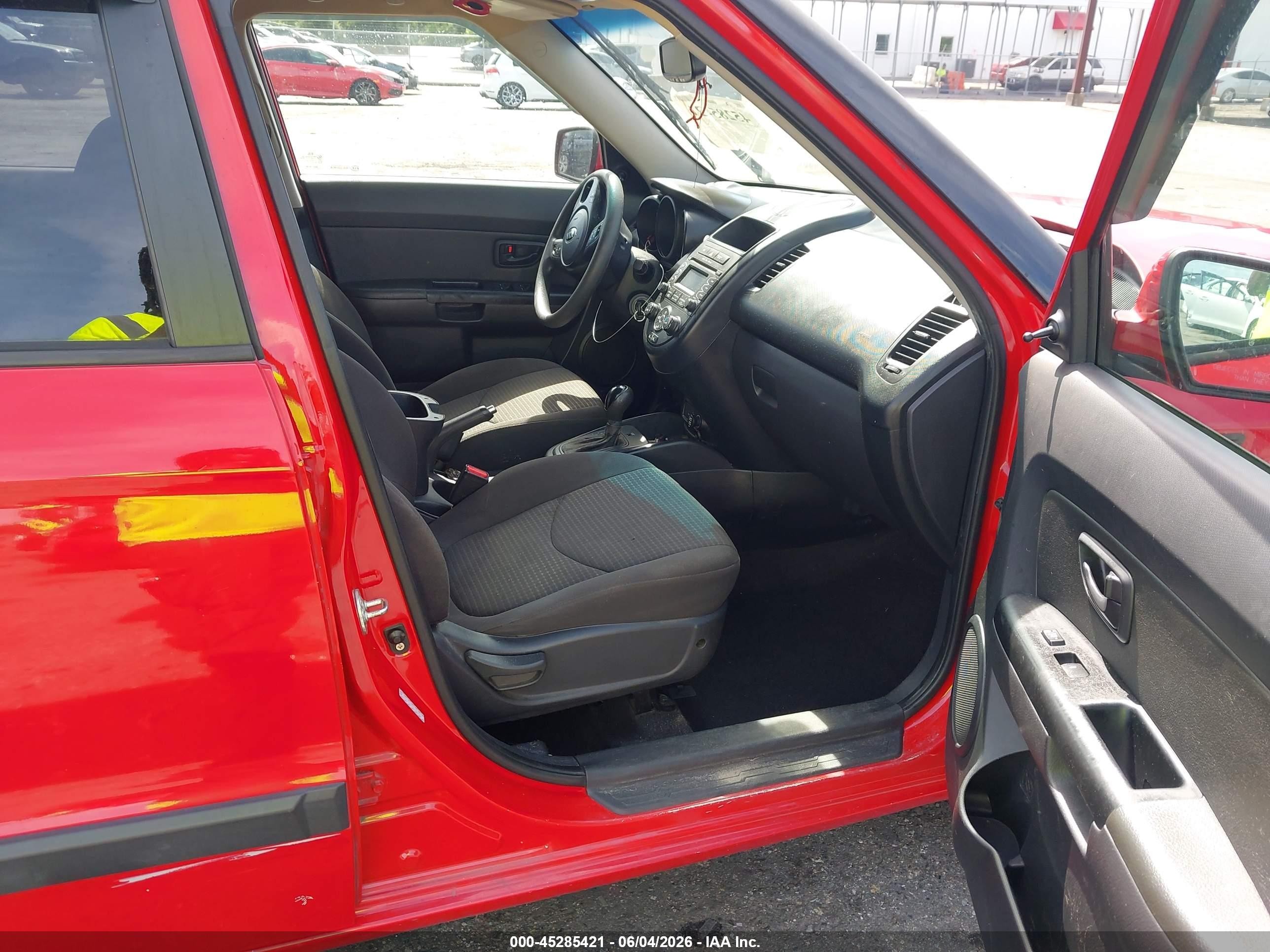 2013 Kia Soul   Red vin: KNDJT2A53D7633431