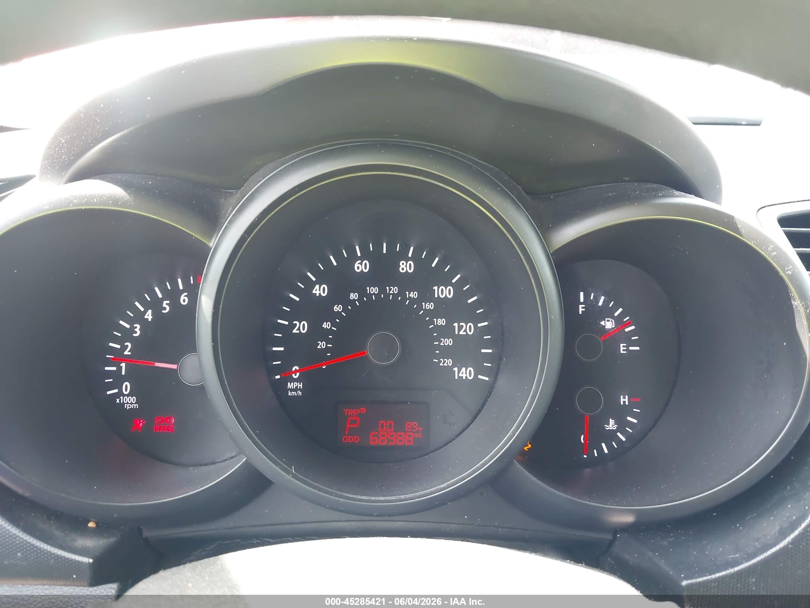 2013 Kia Soul   Red vin: KNDJT2A53D7633431