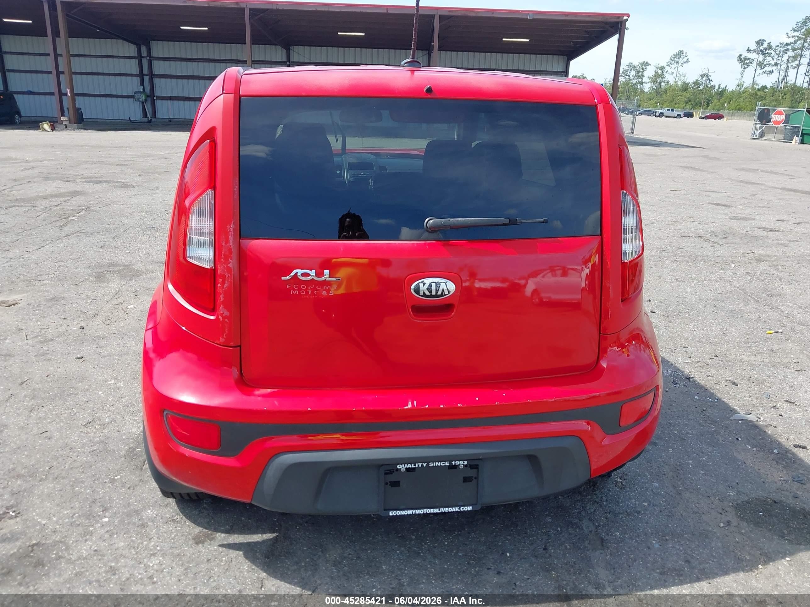 2013 Kia Soul   Red vin: KNDJT2A53D7633431