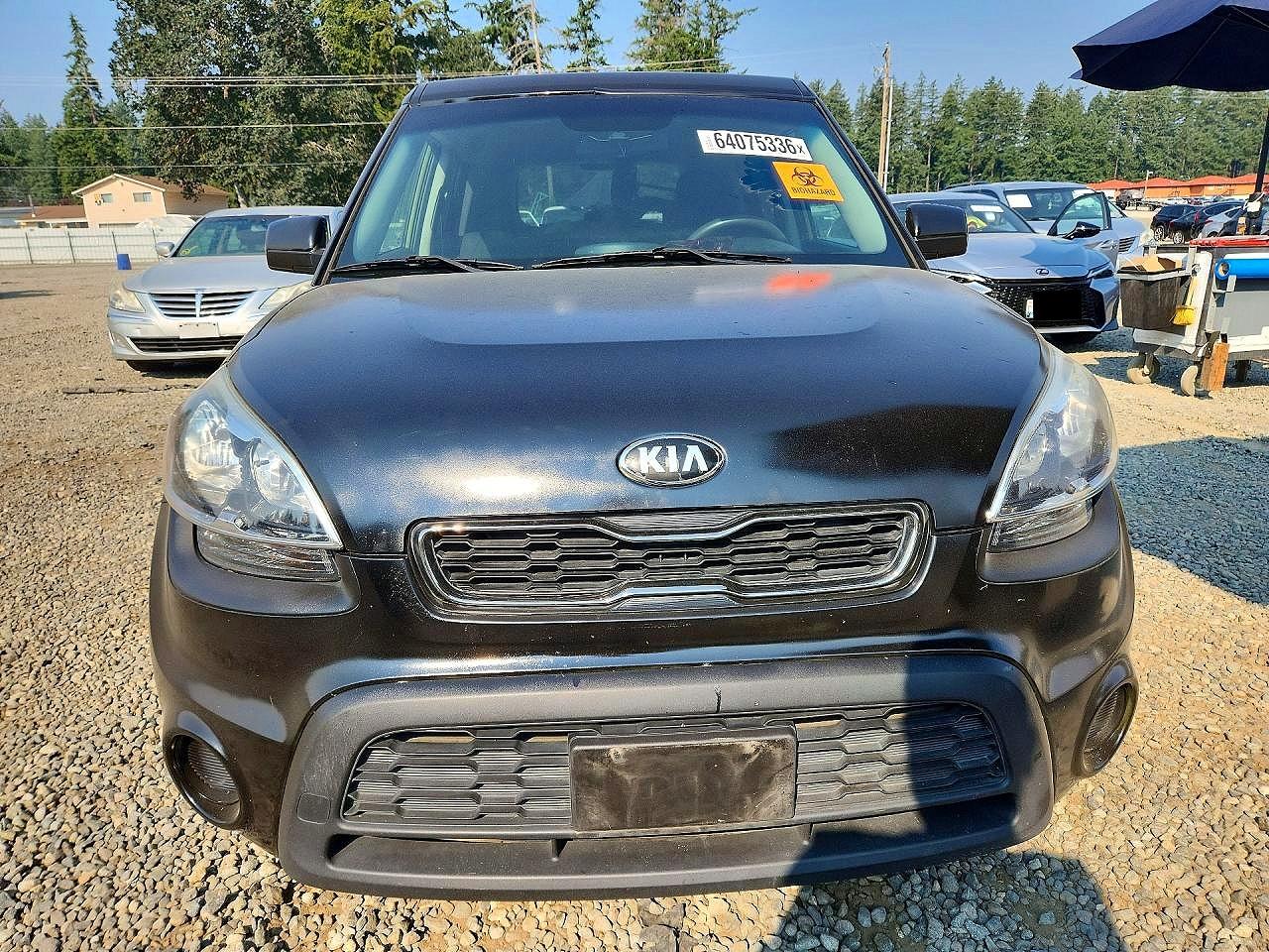 2013 Kia Soul Base Black vin: KNDJT2A53D7634918