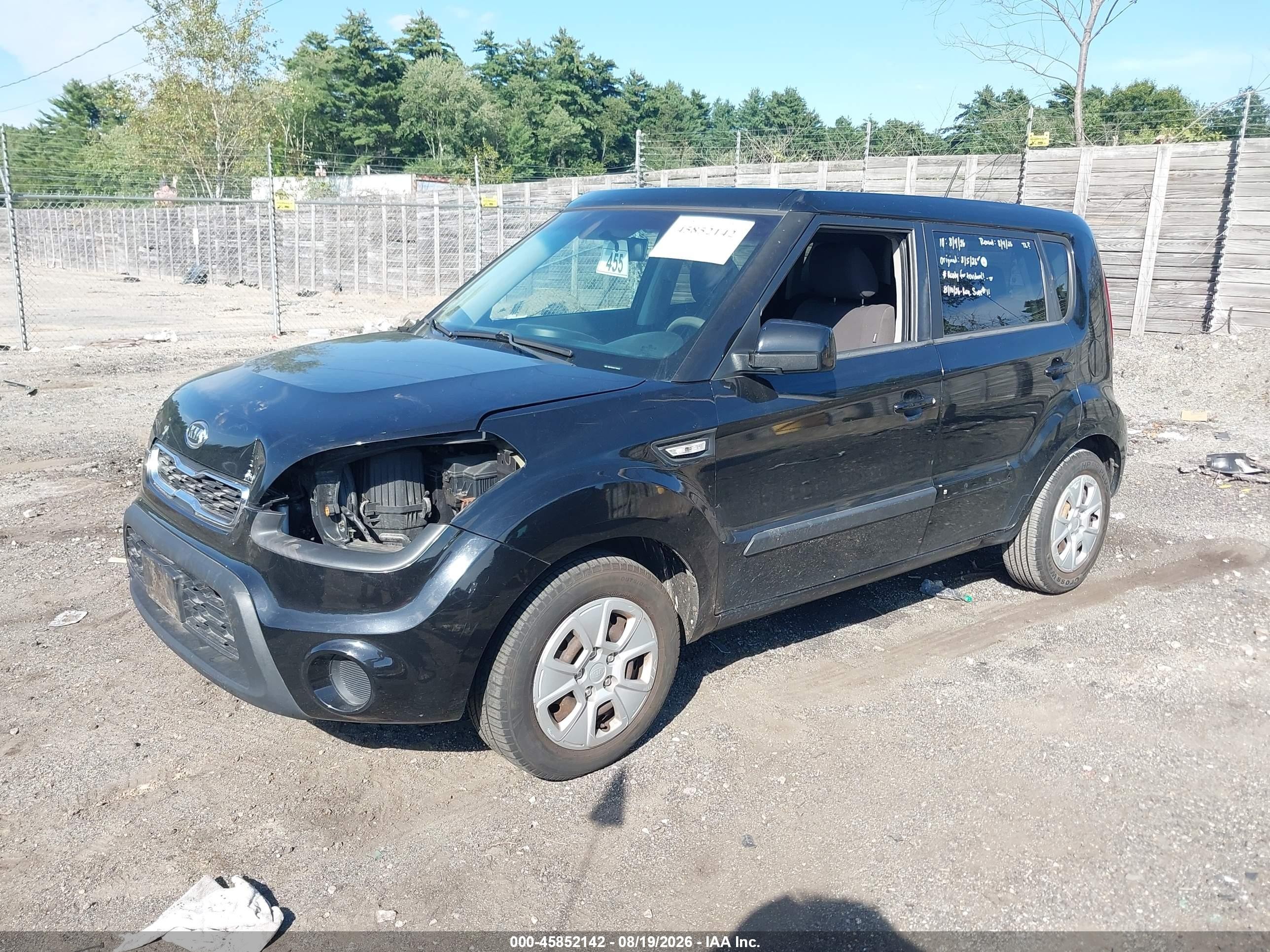 2012 Kia Soul   Black vin: KNDJT2A54C7356626