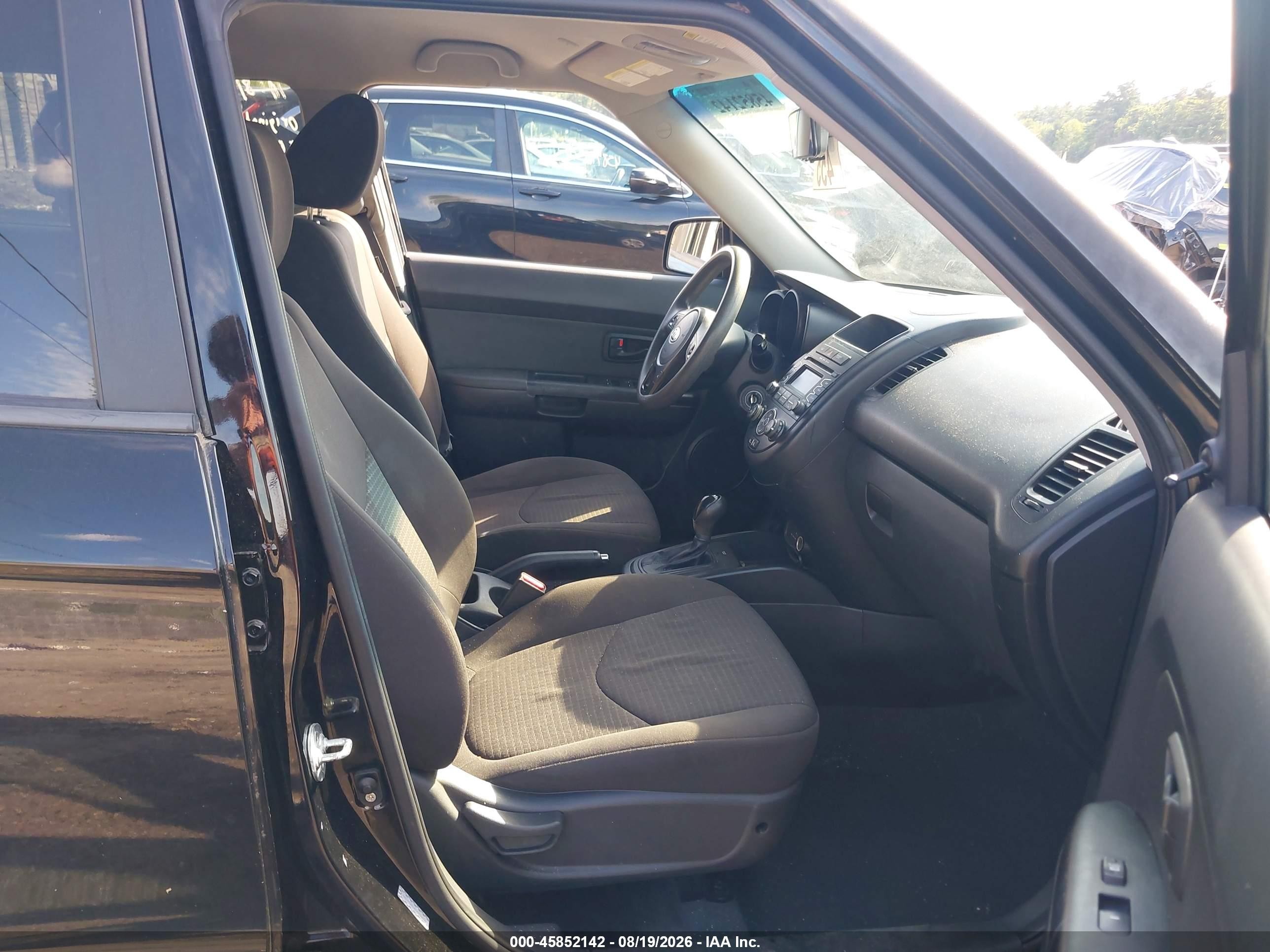 2012 Kia Soul   Black vin: KNDJT2A54C7356626