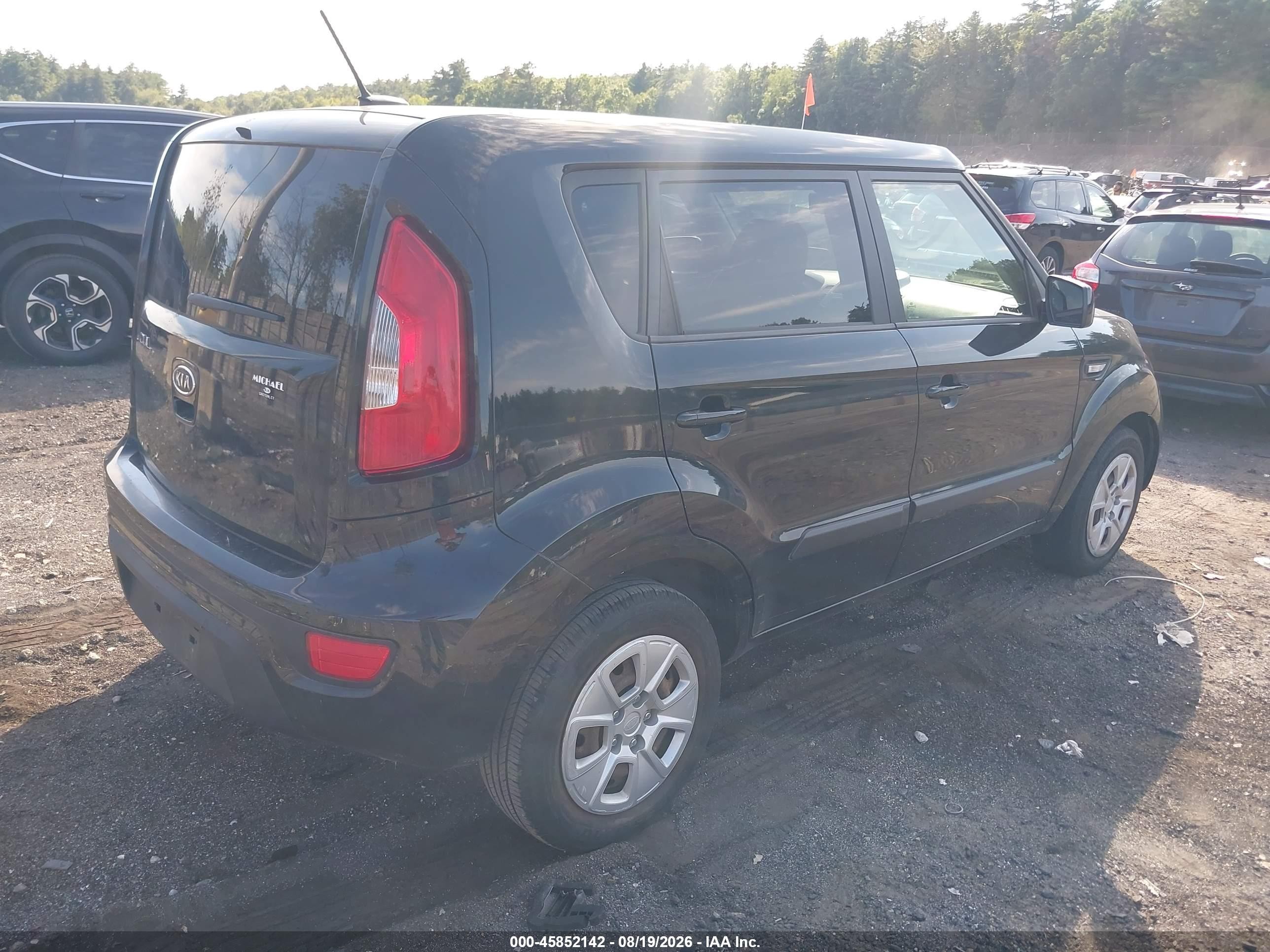 2012 Kia Soul   Black vin: KNDJT2A54C7356626