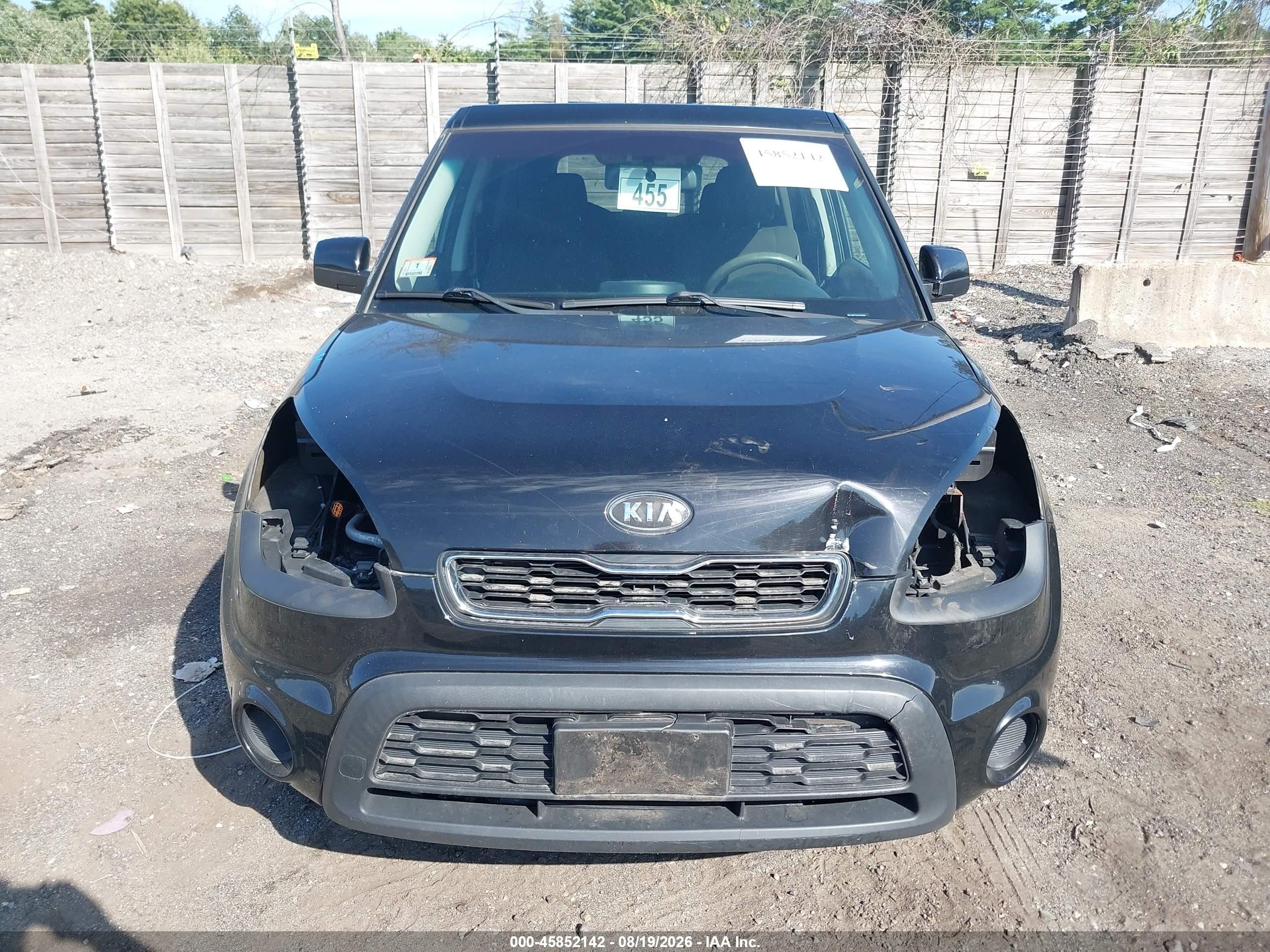 2012 Kia Soul   Black vin: KNDJT2A54C7356626