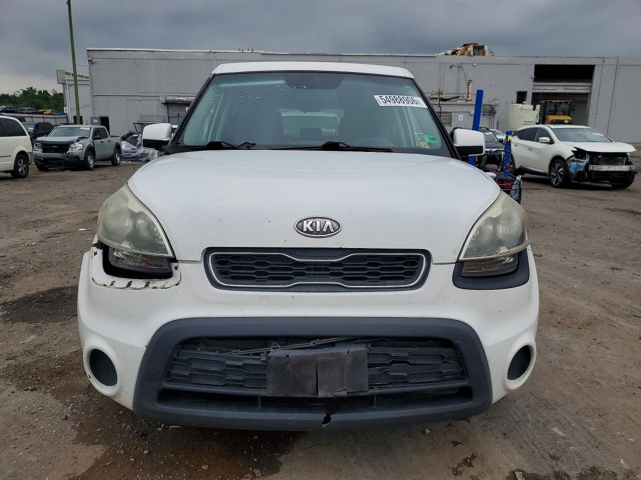 2012 Kia Soul Base White vin: KNDJT2A54C7378397