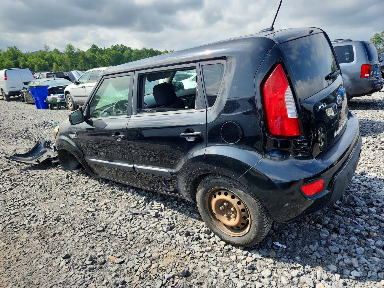 2012 Kia Soul Base Black vin: KNDJT2A54C7449372