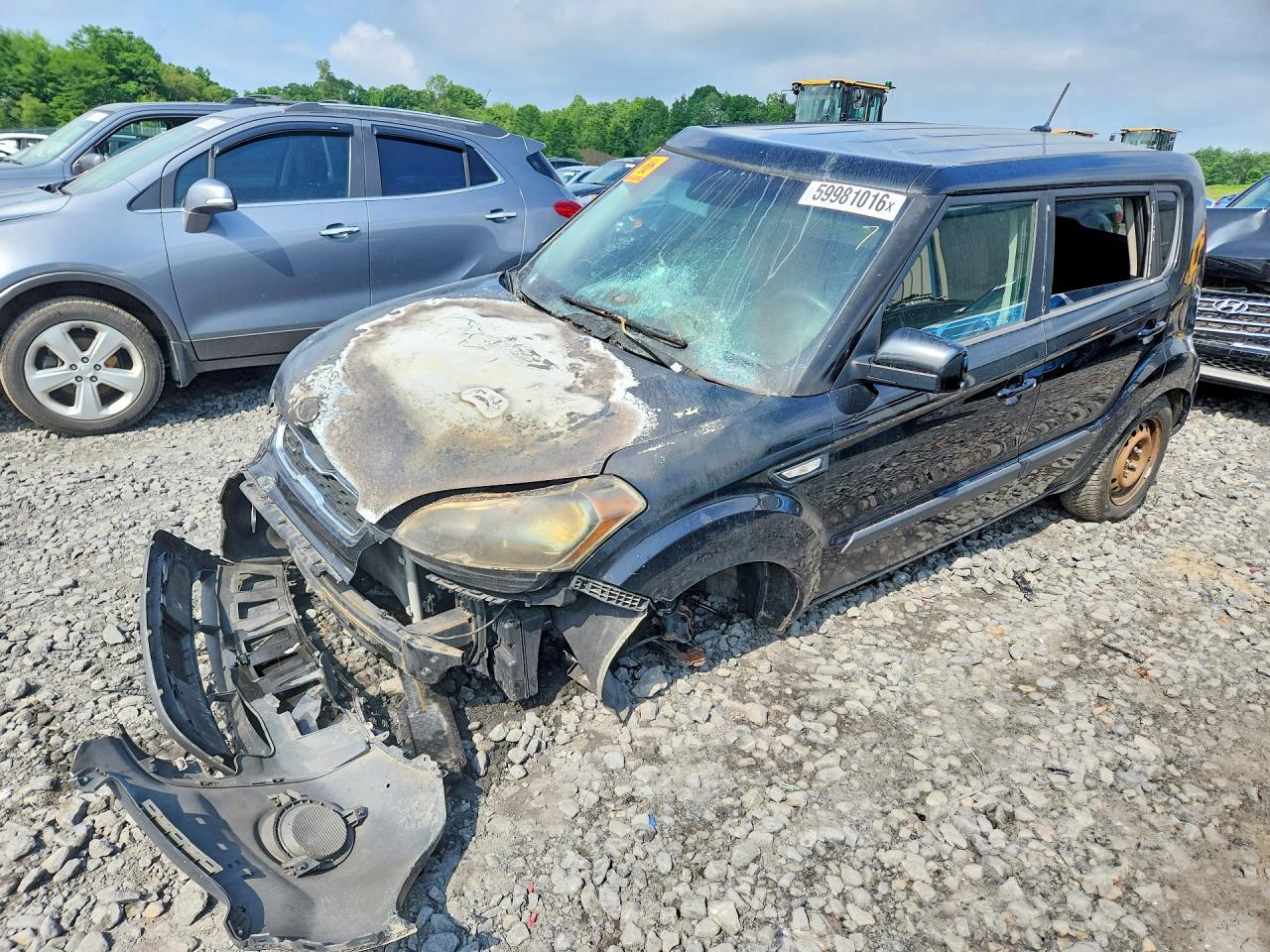 2012 Kia Soul Base Black vin: KNDJT2A54C7449372