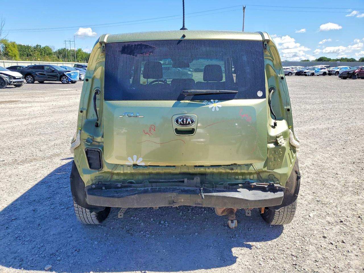 2013 Kia Soul Base Green vin: KNDJT2A54D7592808