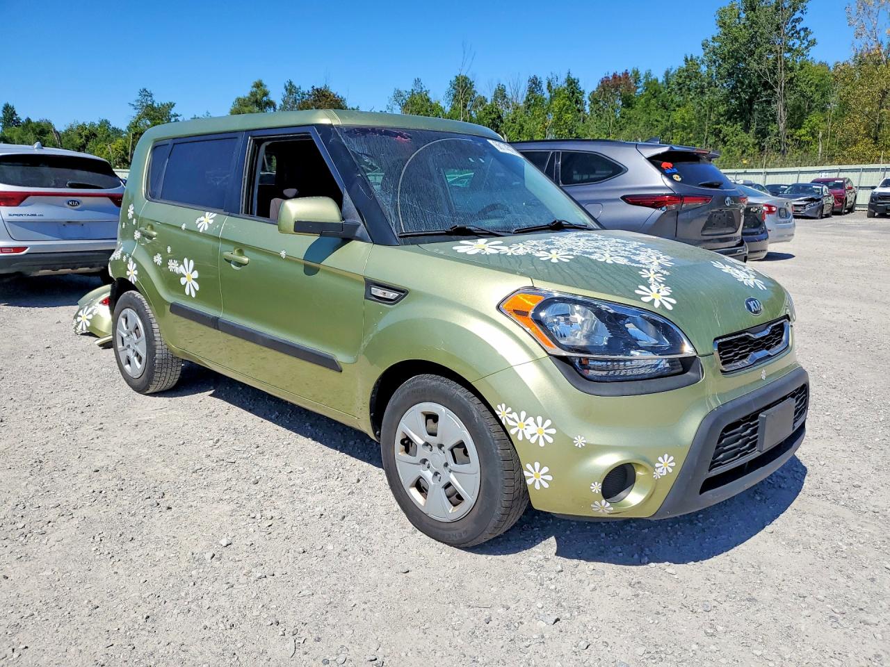2013 Kia Soul Base Green vin: KNDJT2A54D7592808