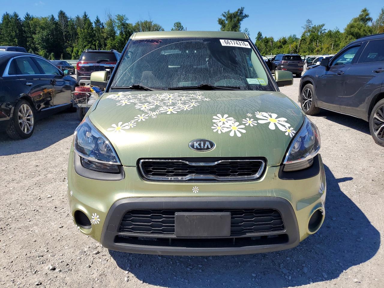 2013 Kia Soul Base Green vin: KNDJT2A54D7592808