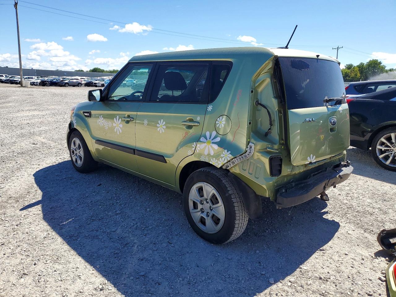 2013 Kia Soul Base Green vin: KNDJT2A54D7592808