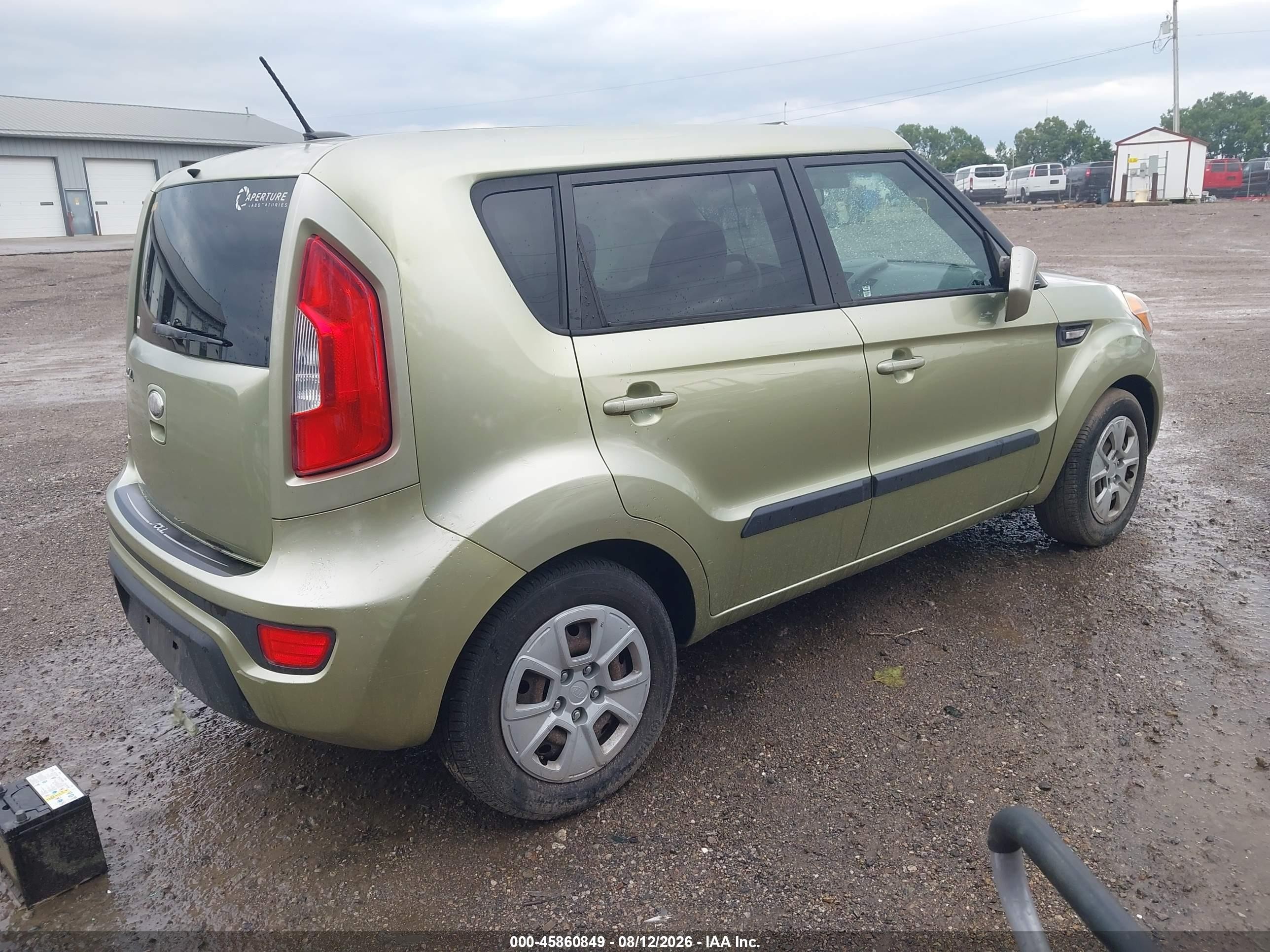 2013 Kia Soul   Green vin: KNDJT2A54D7608859