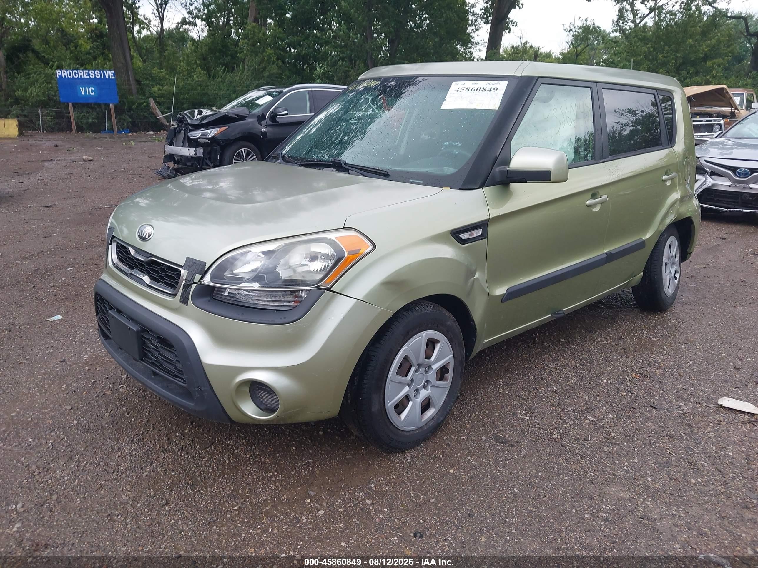 2013 Kia Soul   Green vin: KNDJT2A54D7608859