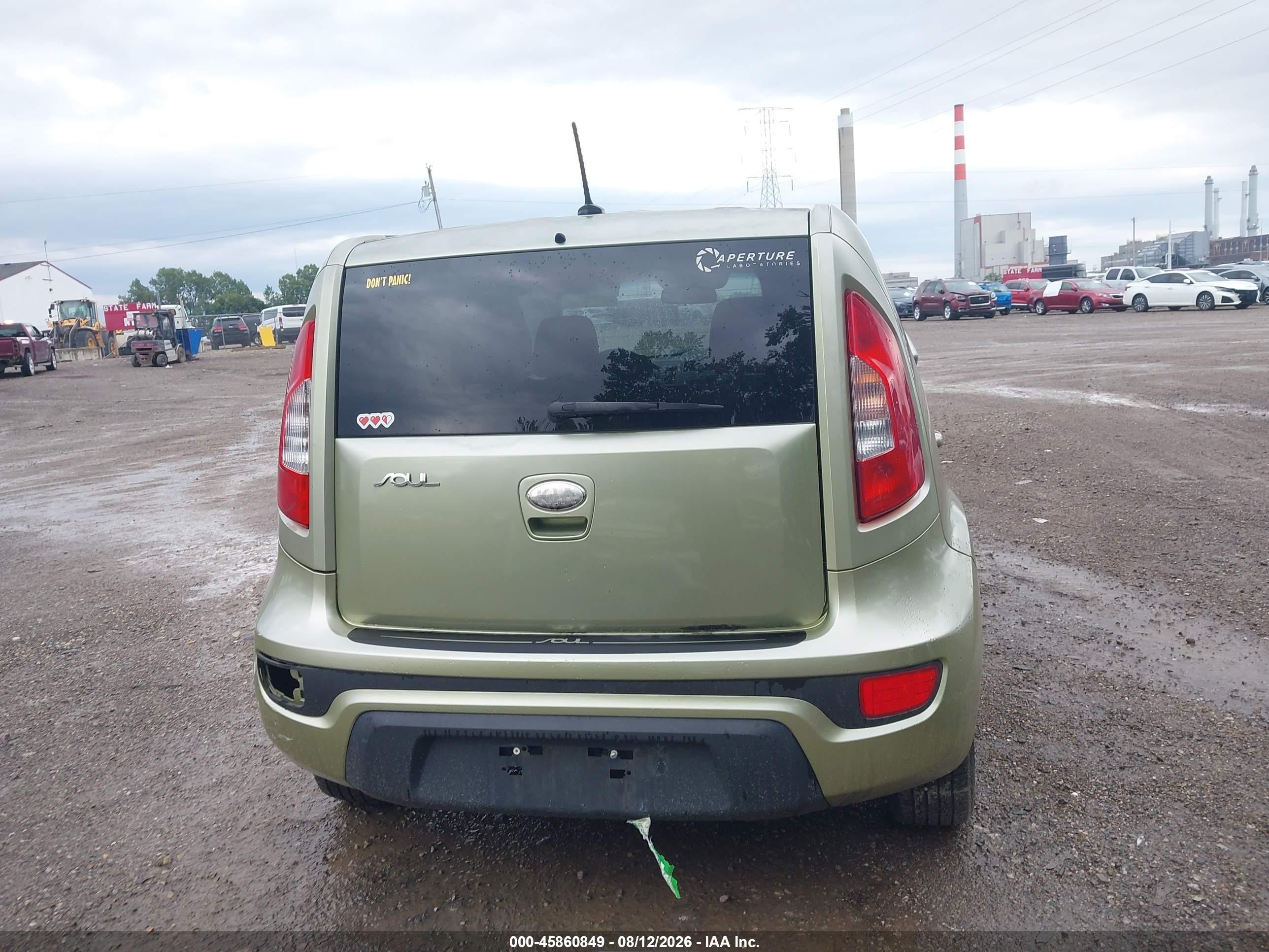 2013 Kia Soul   Green vin: KNDJT2A54D7608859