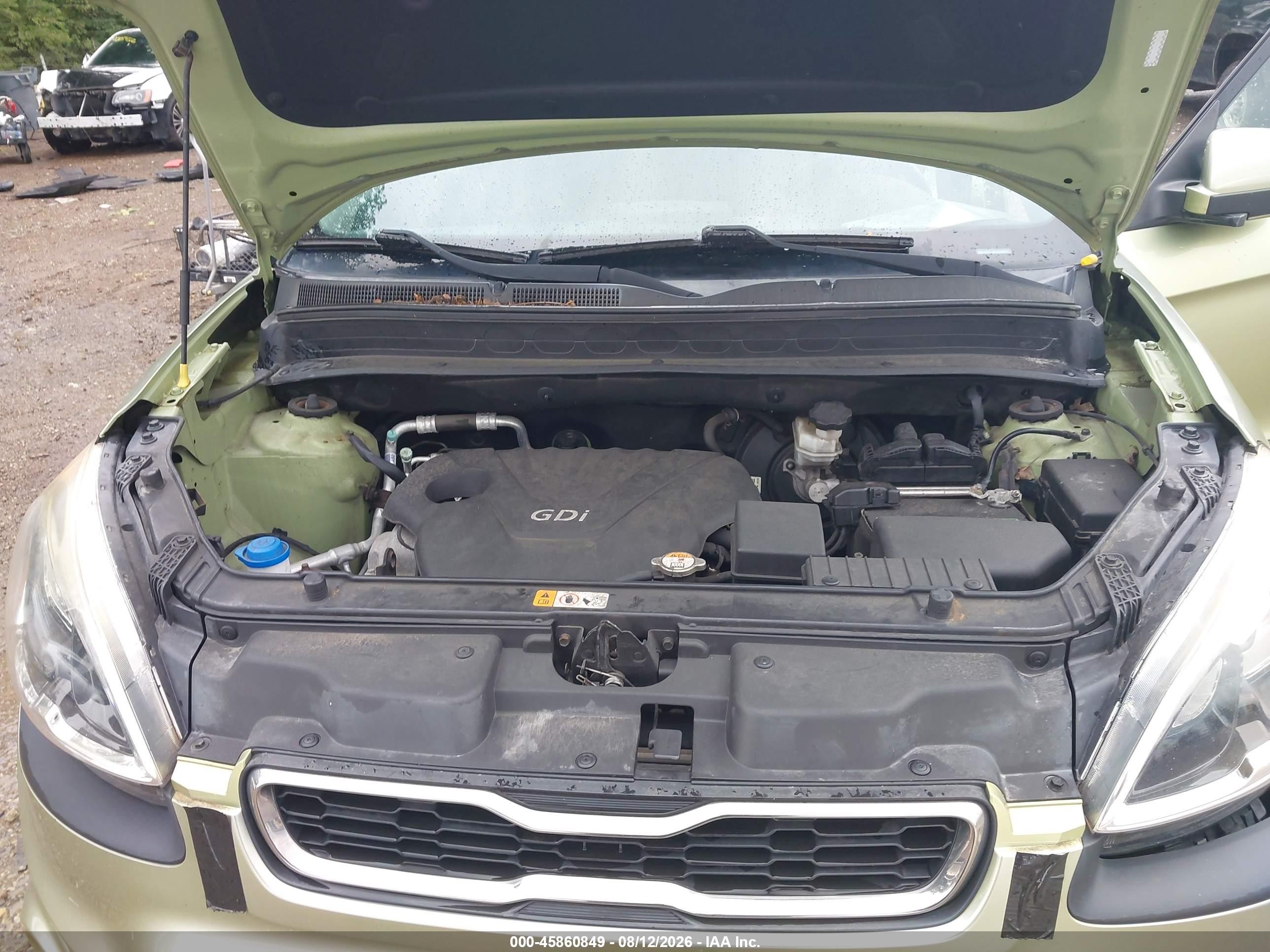 2013 Kia Soul   Green vin: KNDJT2A54D7608859