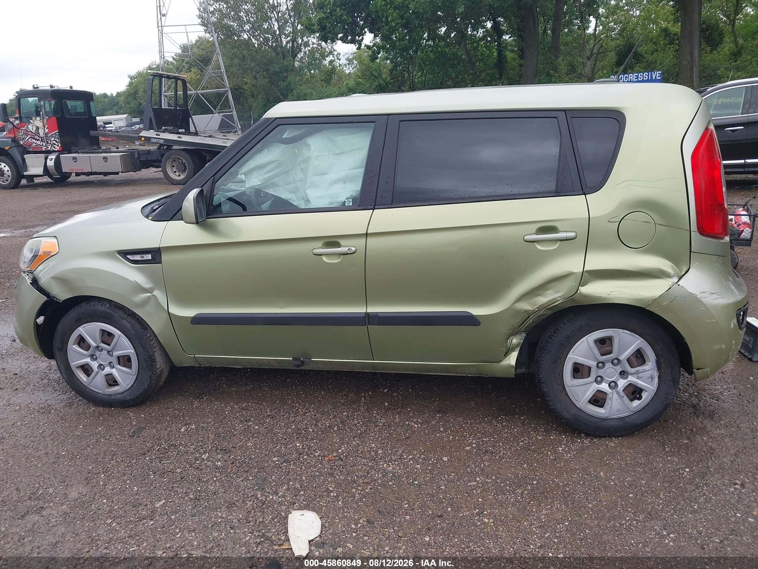 2013 Kia Soul   Green vin: KNDJT2A54D7608859