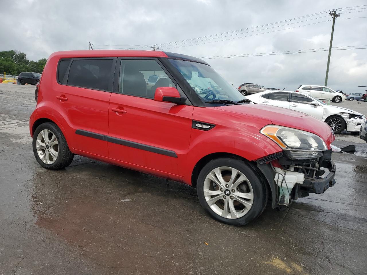 2013 Kia Soul Red vin: KNDJT2A54D7615407