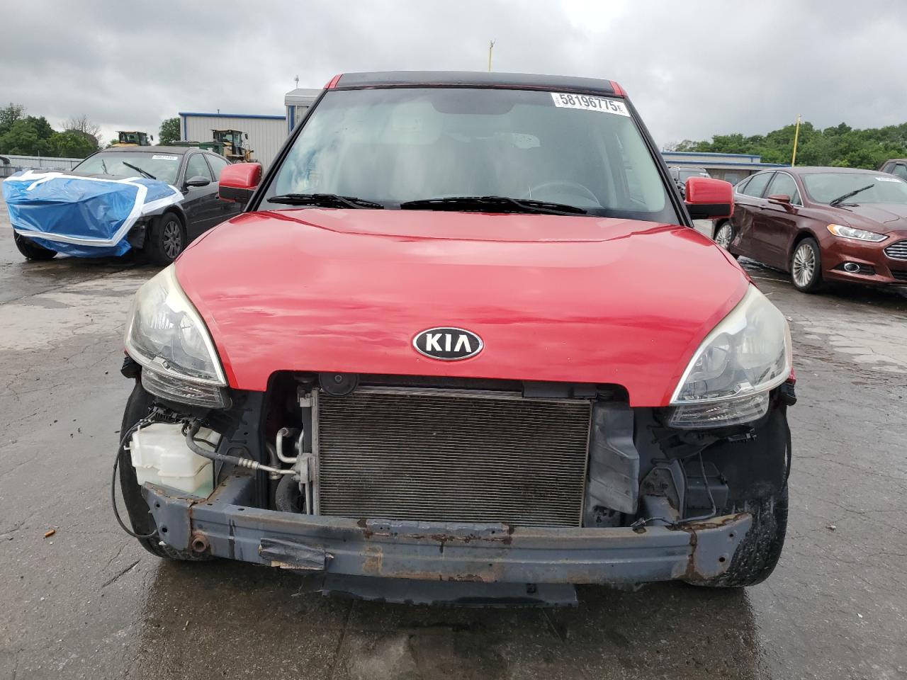 2013 Kia Soul Red vin: KNDJT2A54D7615407
