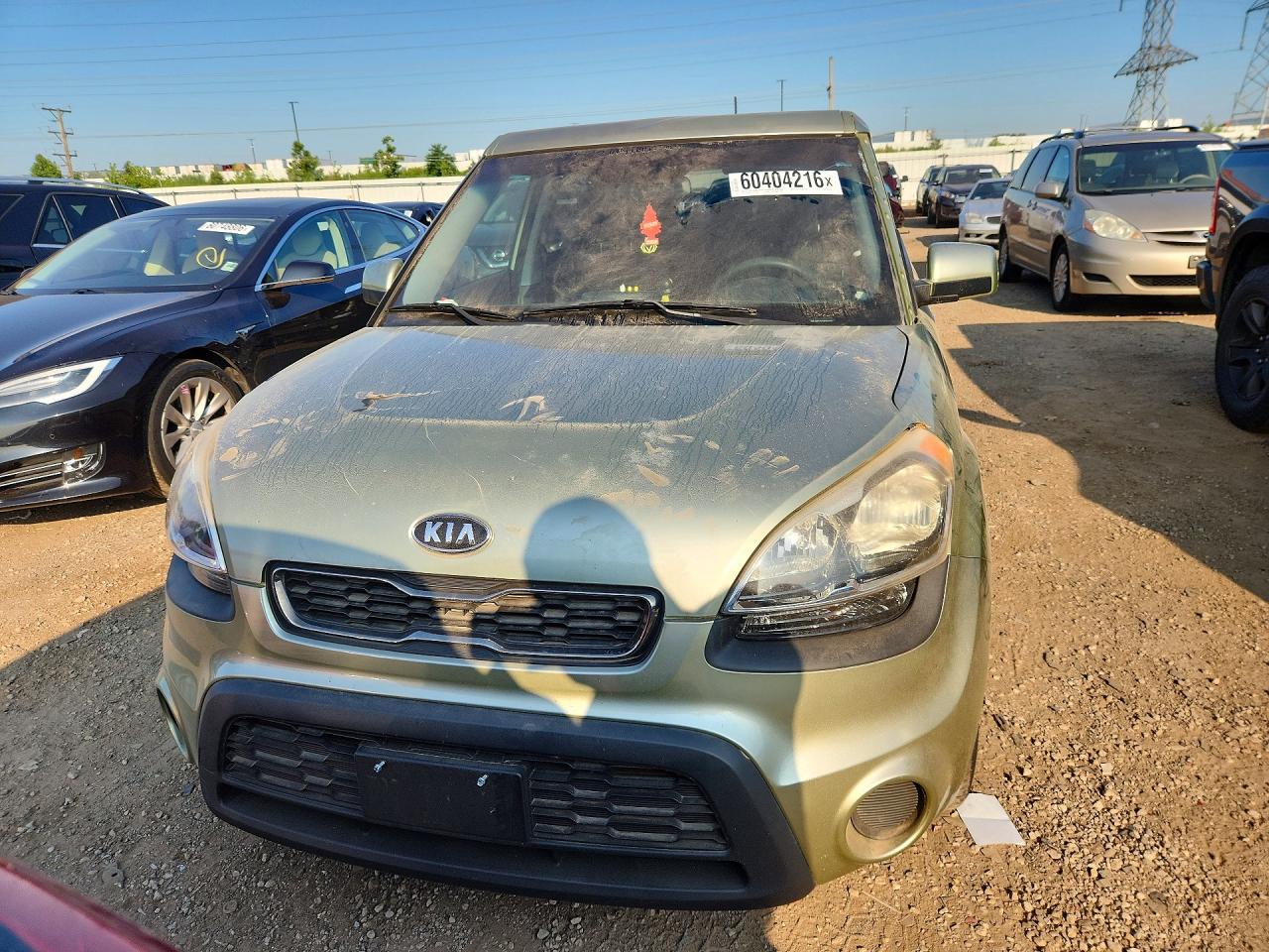 2013 Kia Soul Base Green vin: KNDJT2A54D7621255
