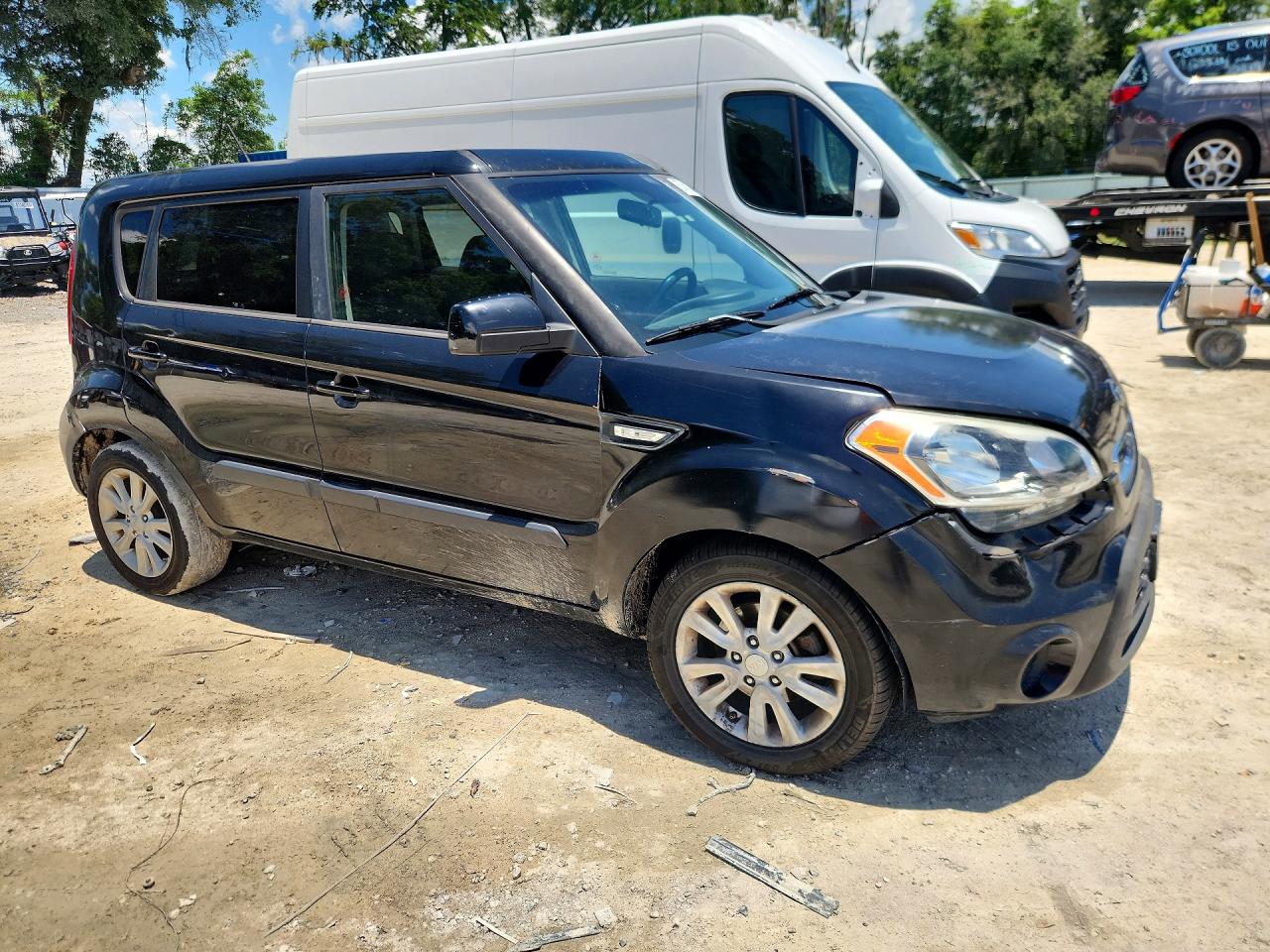 2013 Kia Soul Base Black vin: KNDJT2A54D7753349