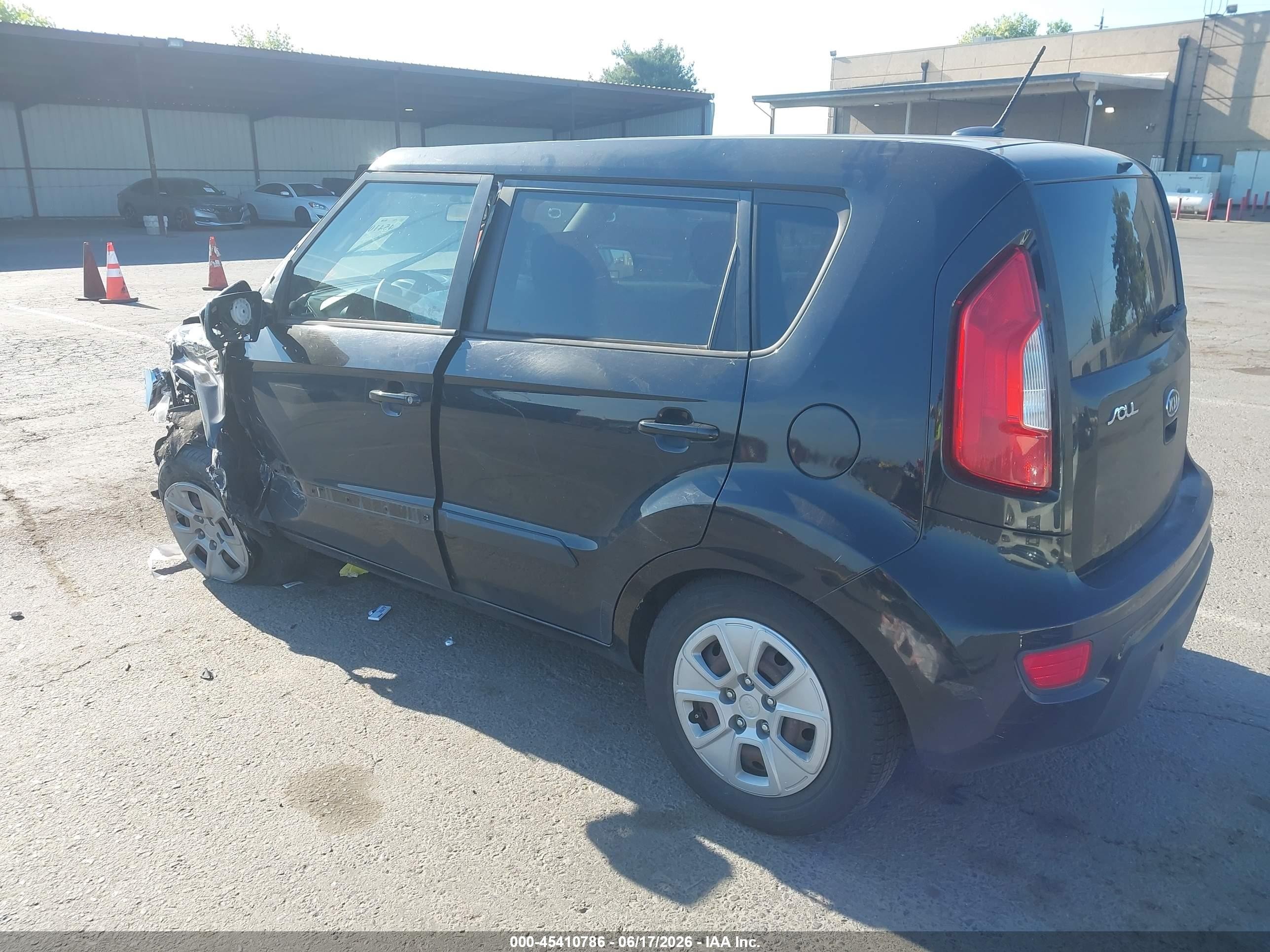 2012 Kia Soul   Black vin: KNDJT2A55C7430894