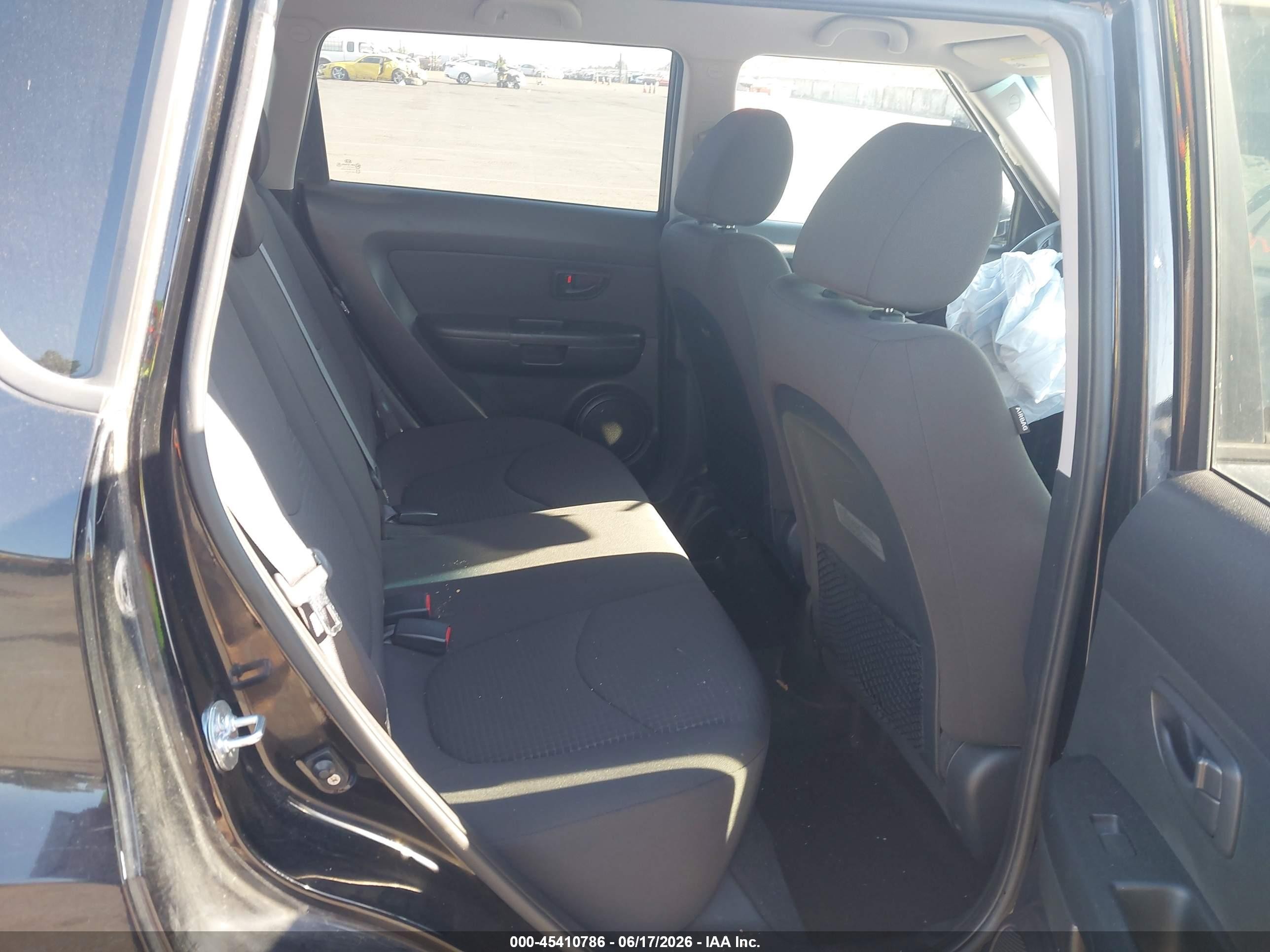 2012 Kia Soul   Black vin: KNDJT2A55C7430894