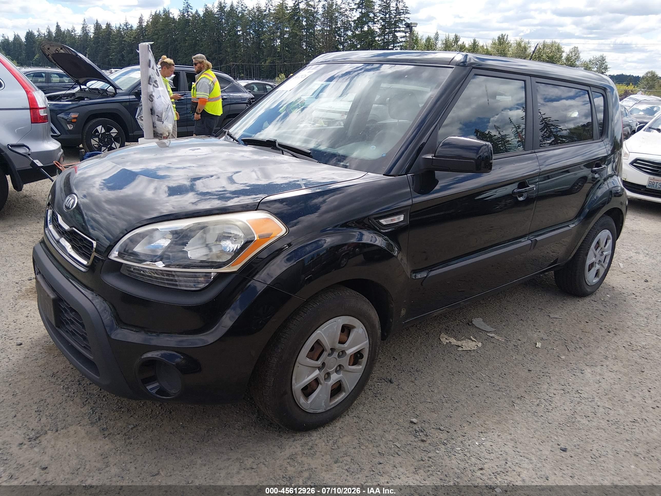 2013 Kia Soul   Black vin: KNDJT2A55D7495083