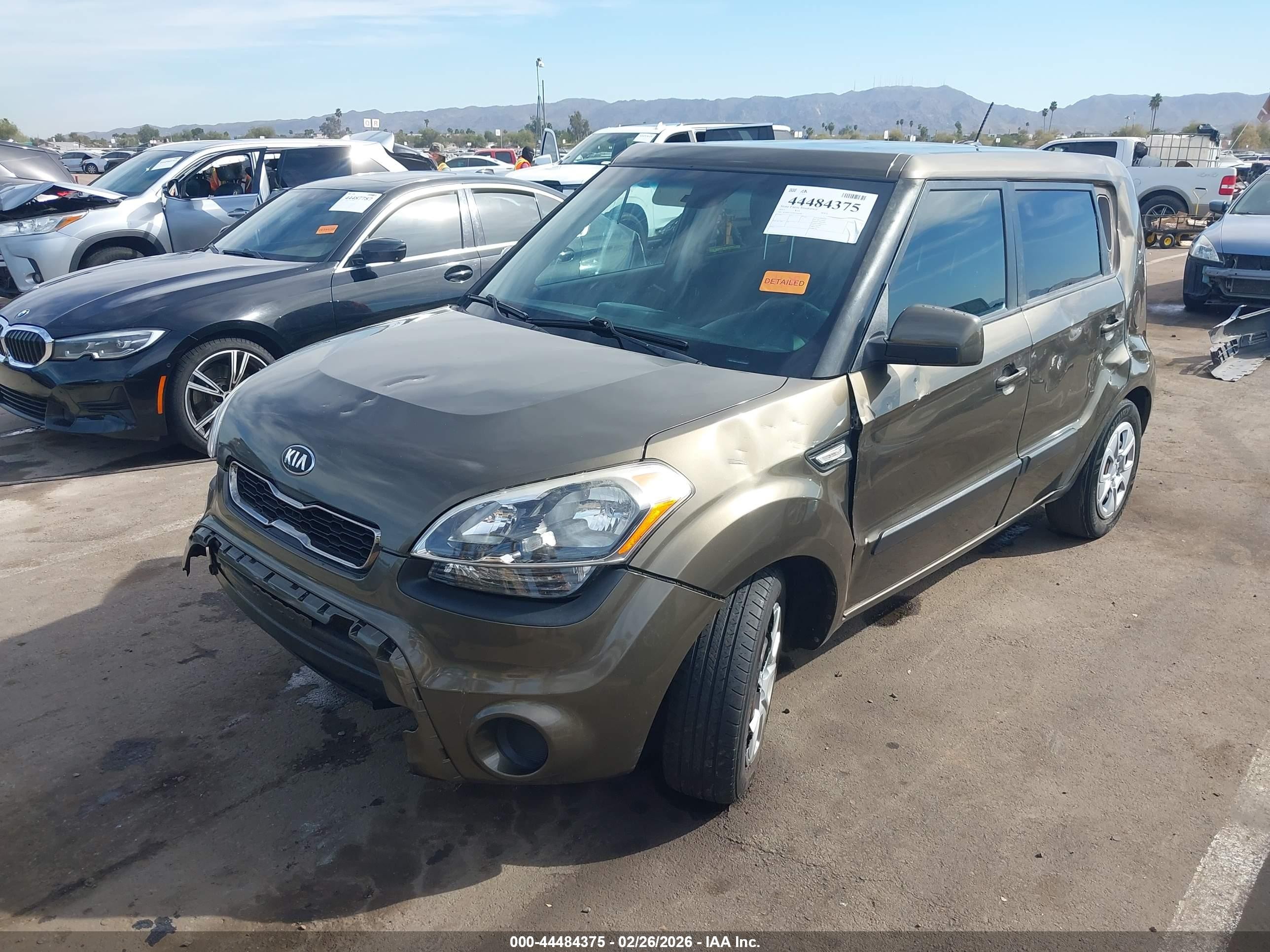 2013 Kia Soul Brown vin: KNDJT2A55D7506180
