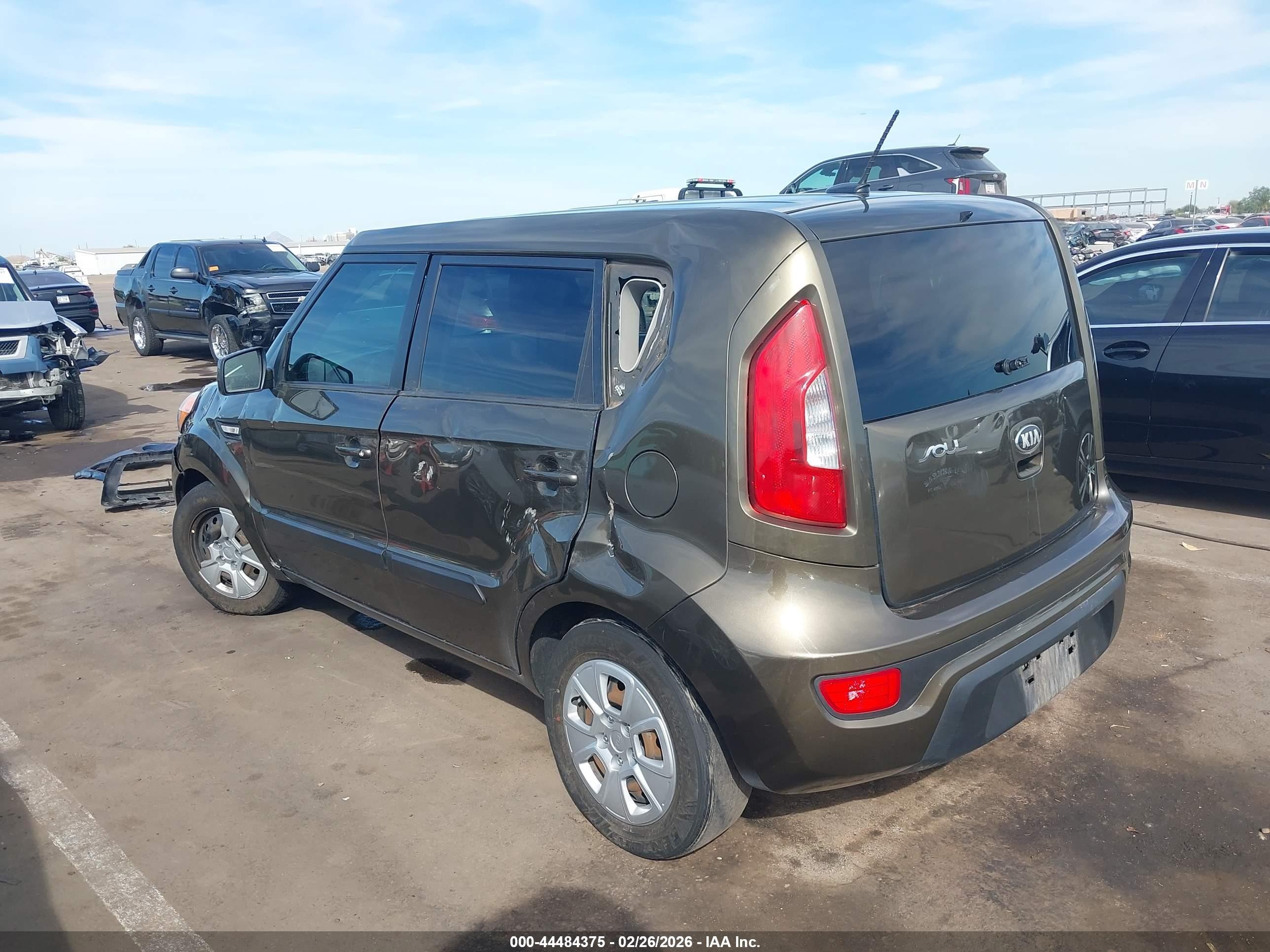 2013 Kia Soul Brown vin: KNDJT2A55D7506180
