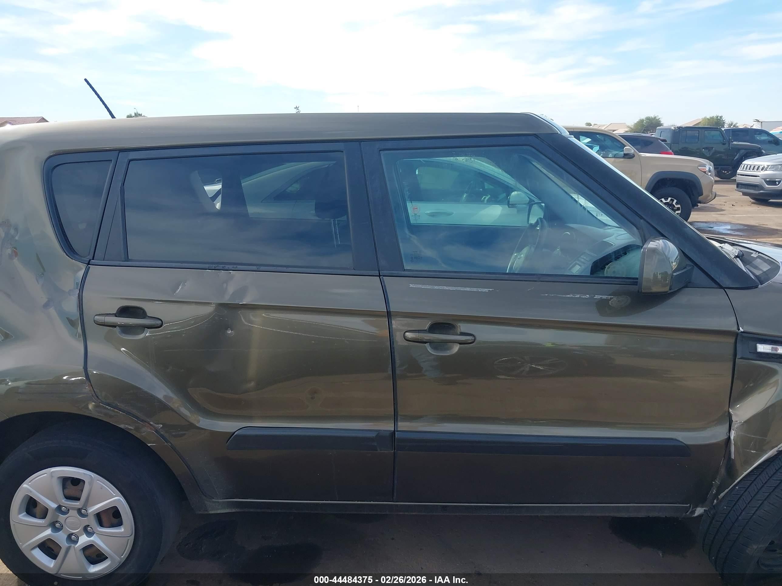 2013 Kia Soul Brown vin: KNDJT2A55D7506180