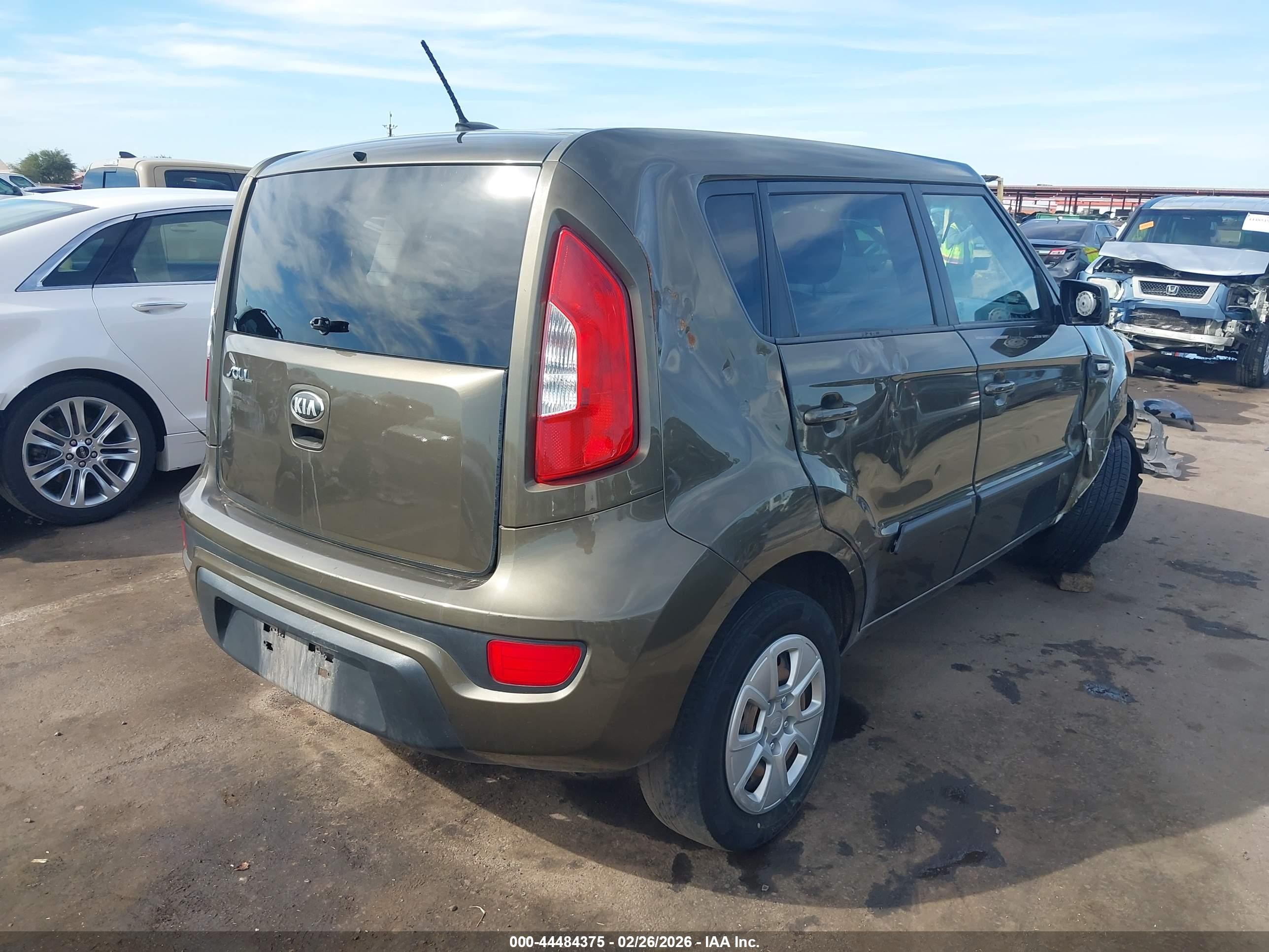 2013 Kia Soul Brown vin: KNDJT2A55D7506180